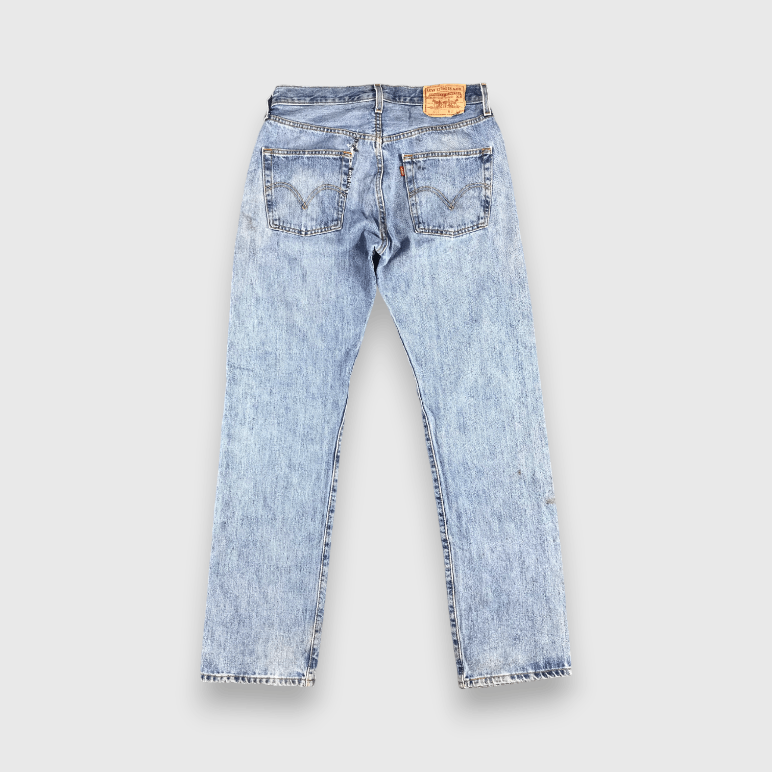 Levi's Vintage Blue Wash Levis 501 Jeans-J2029 Size US 32 / EU 48 - 2 Thumbnail