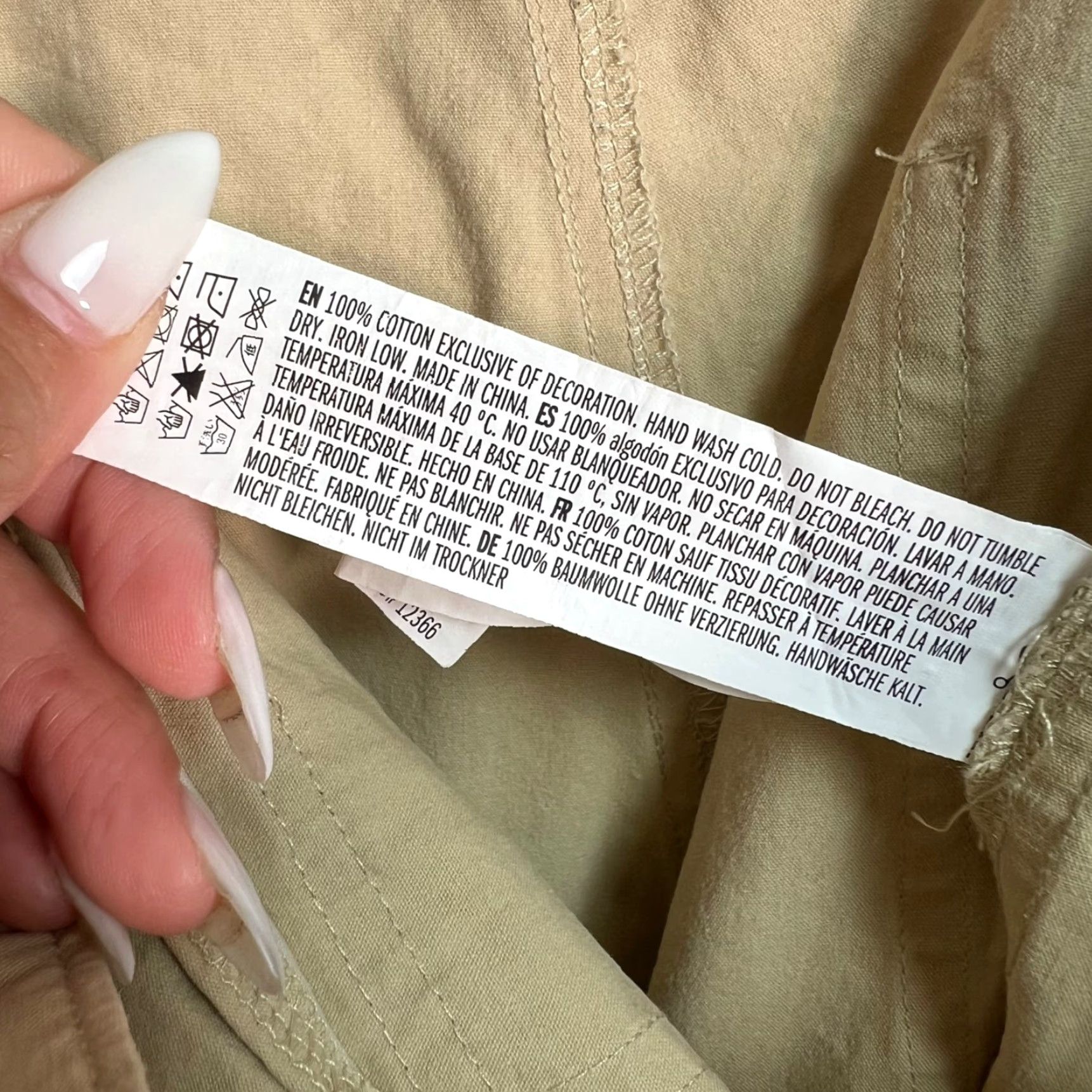 Vintage VINTAGE Grey Lab Pants Cargo High-Waisted Paperbag Belted Elastic Cuffs Women M Beige Gray Lab Adult Medium Size 32" / US 10 / IT 46 - 4 Thumbnail
