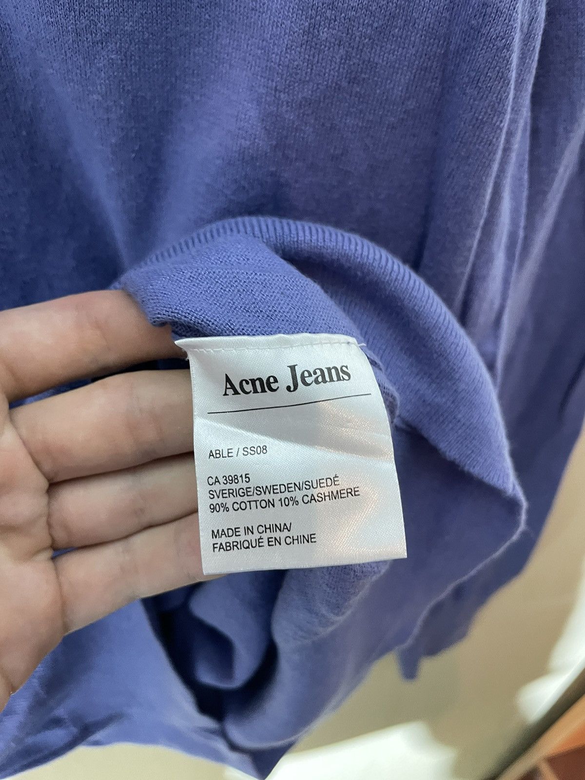 Acne Studios × Designer Acne jeans vintage streetwear sweater Size US M / EU 48-50 / 2 - 8 Thumbnail