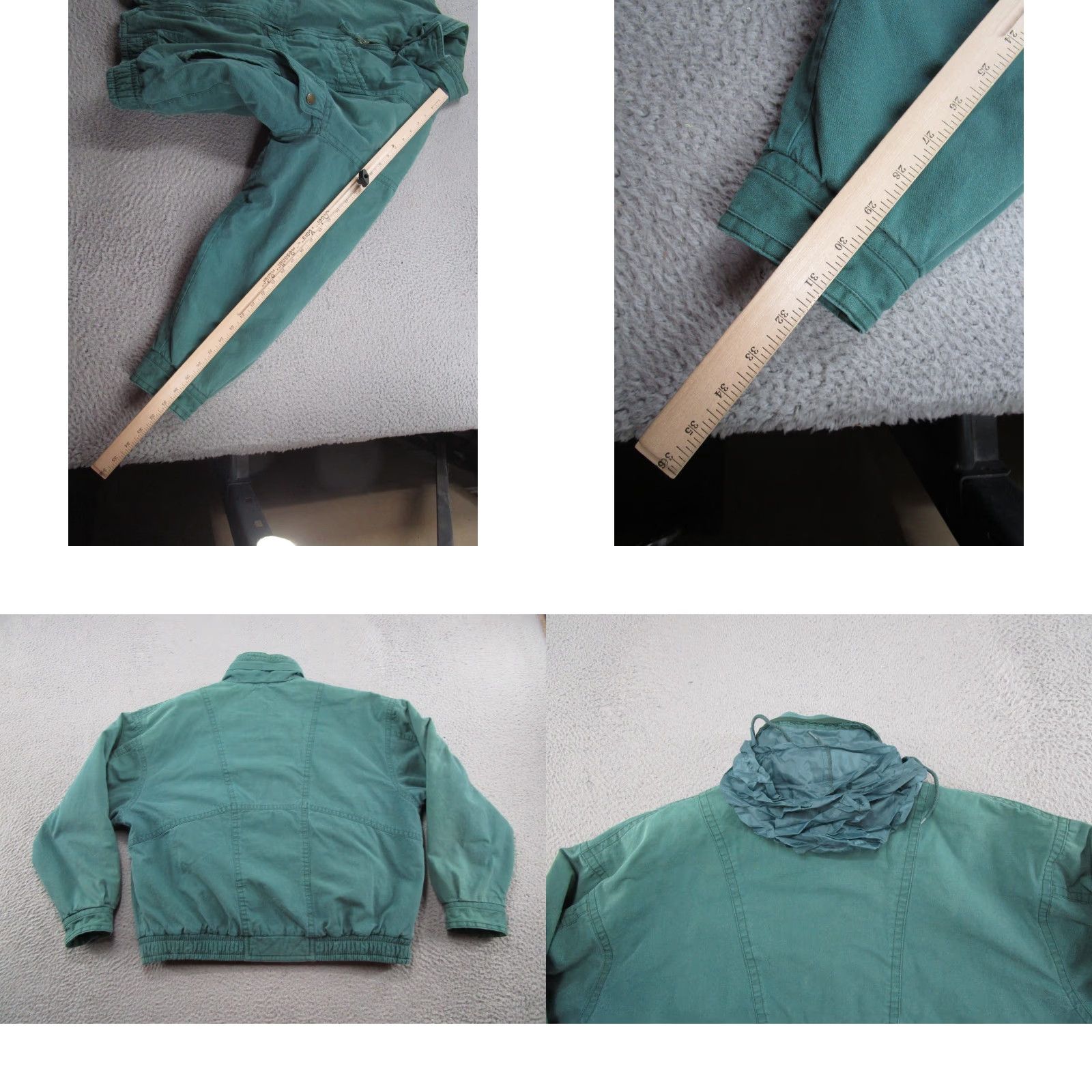 Members Only VINTAGE Members Only Jacket 90s Green Canvas Full Zip Size L Men Size US L / EU 52-54 / 3 - 8 Thumbnail