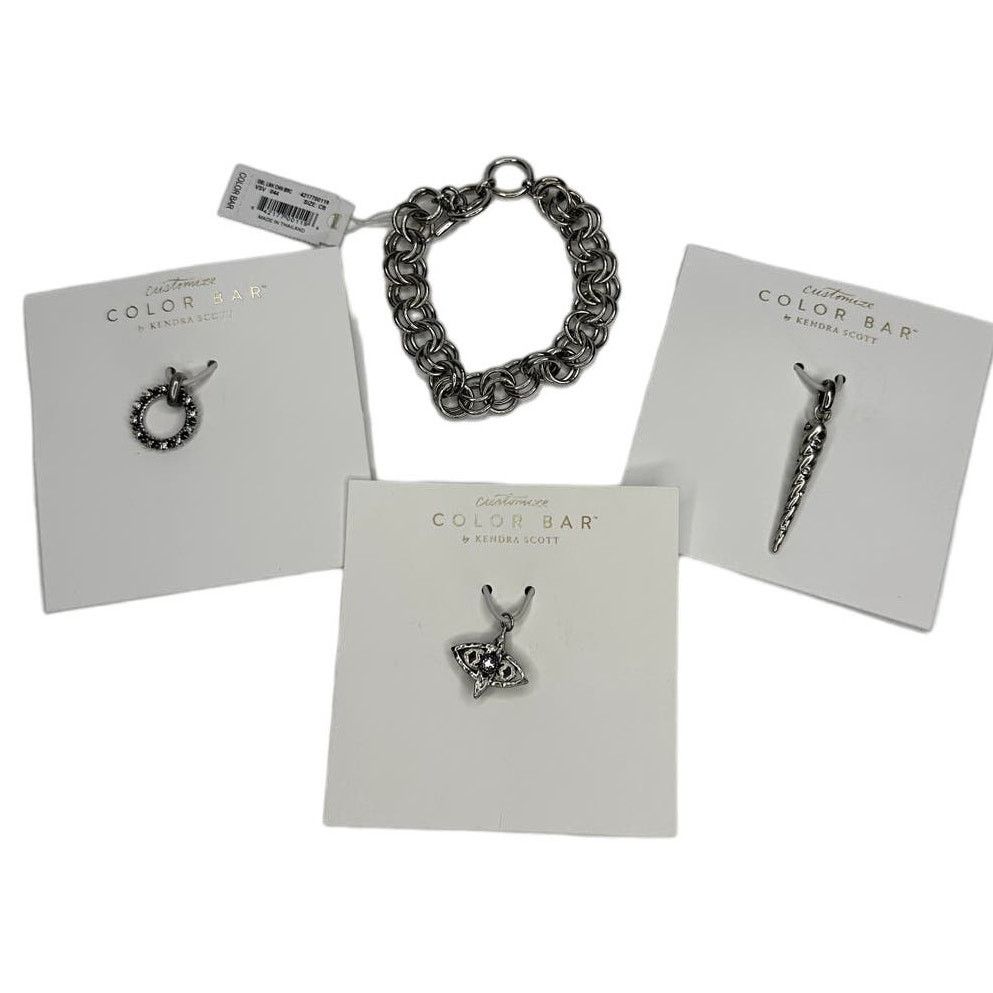 Kendra Scott Kendra Scott Evil Eye Double Link Bracelet with Charms Size ONE SIZE - 1 Thumbnail