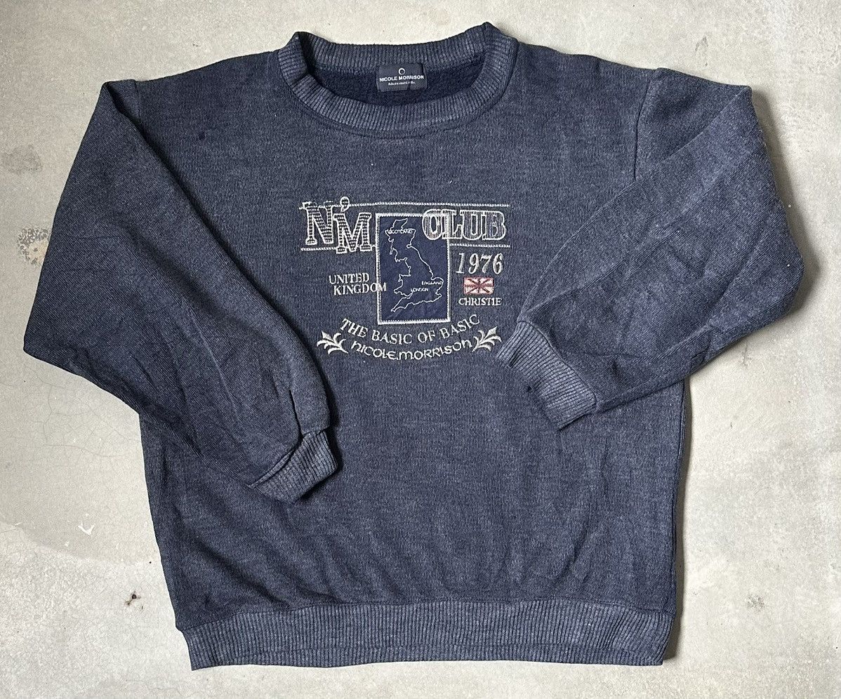 Vintage VINTAGE NICOLE MORRISON JAPAN EMBROIDERY SWEATSHIRTS Size US M / EU 48-50 / 2 - 1 Thumbnail