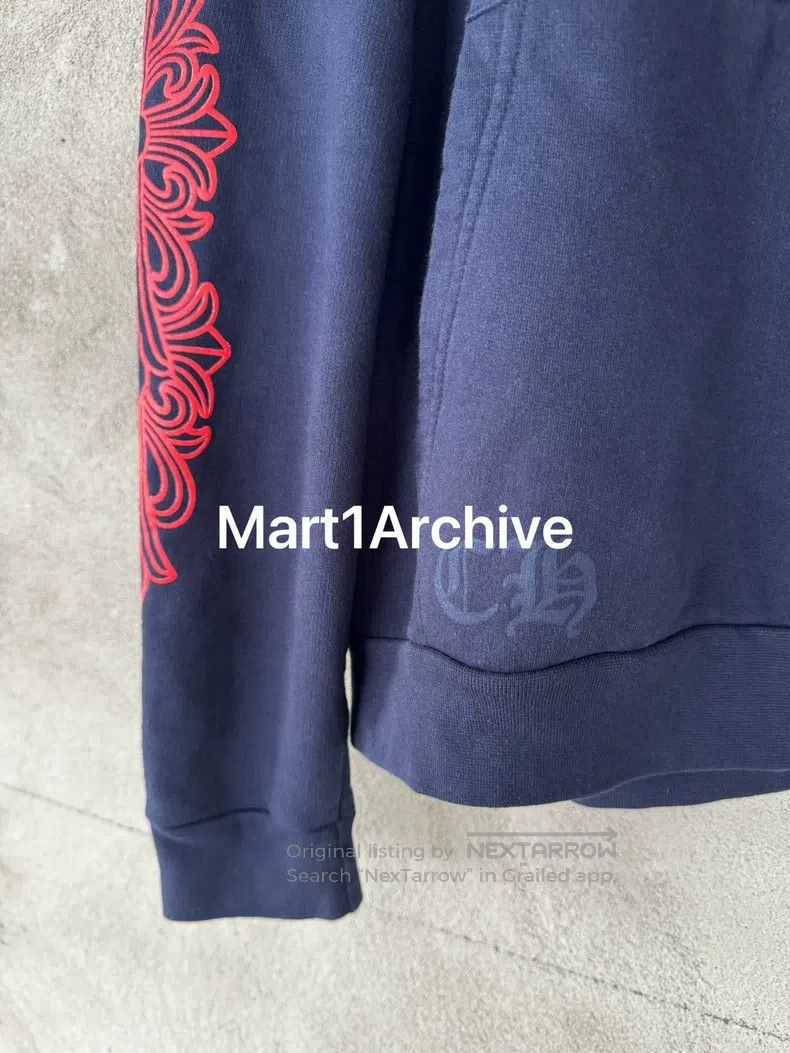 Other CHROME HEARTS Navy blue horse hoof vine hoodie Size US M / EU 48-50 / 2 - 5 Thumbnail