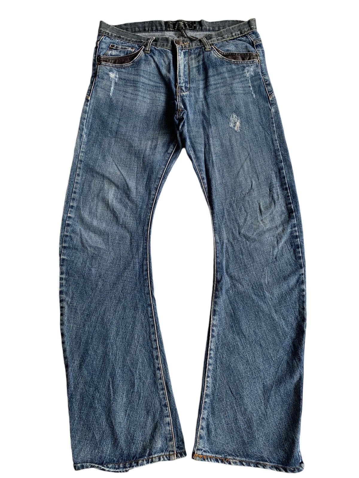 PPFM BreathMint Brthbeath Japanese Punk style Distressed Denim🎌☠️ Size US 34 / EU 50 - 2 Thumbnail