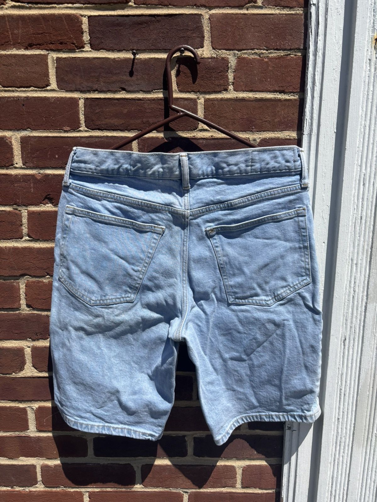 Designer × Vintage Blue Denim Jorts Size US 32 / EU 48 - 2 Thumbnail