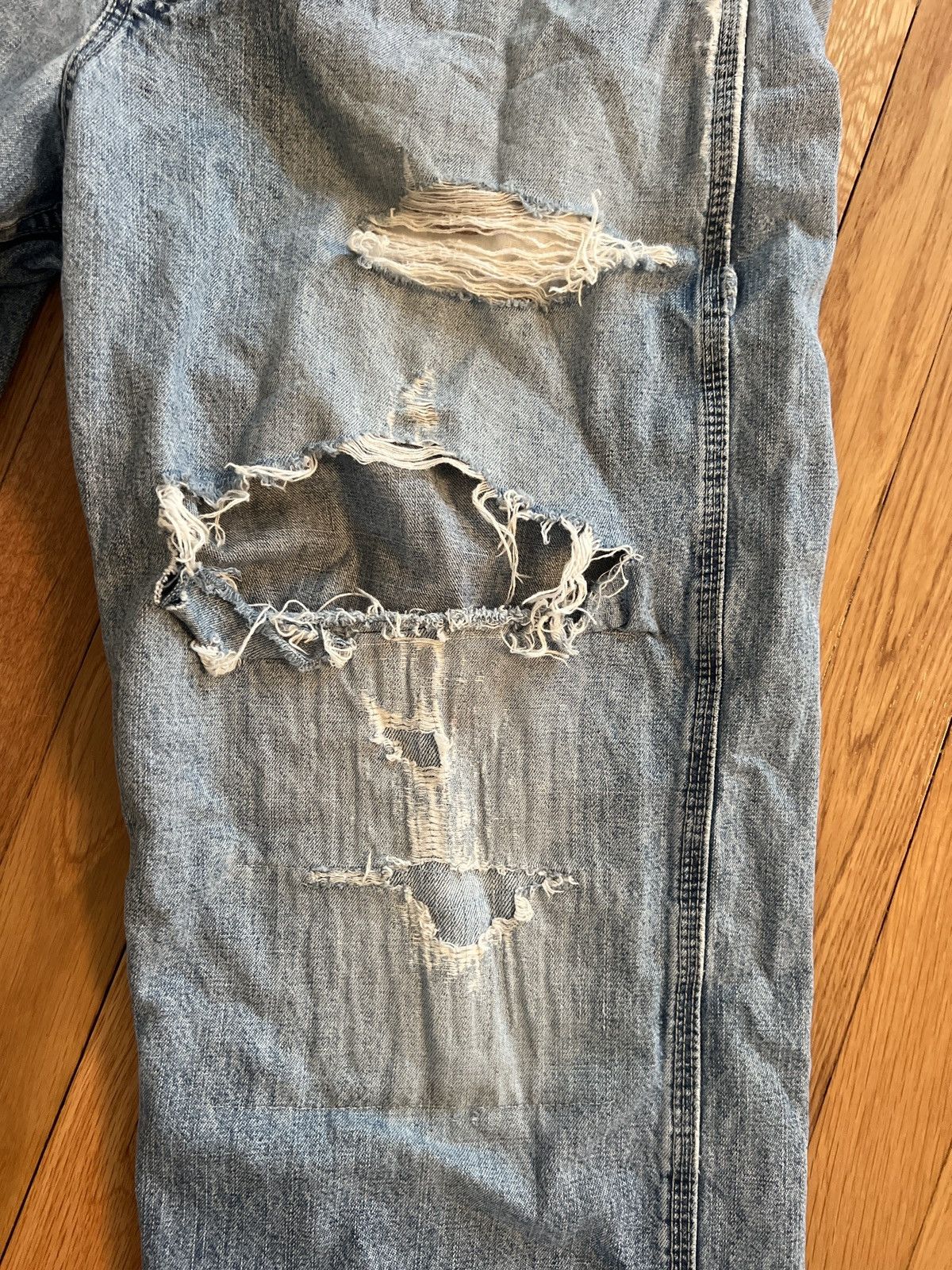 Lee × Vintage vintage lee baggy distressed carpenter pants y2k balenciaga Size US 34 / EU 50 - 3 Thumbnail