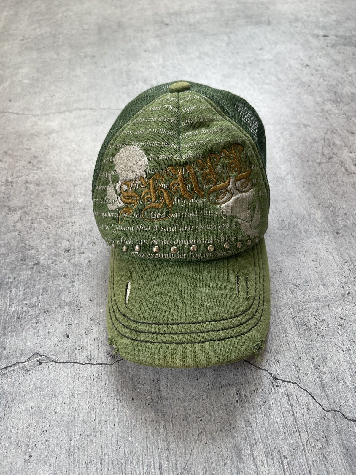Christian Audigier 90S Big Logo Y2K Cap Size ONE SIZE - 2 Thumbnail