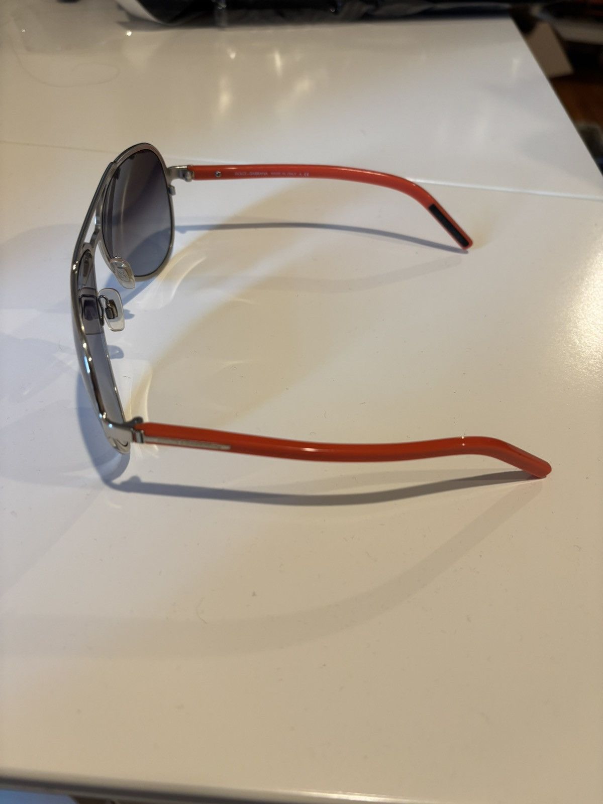 Dolce & Gabbana Dolce & Gabbana Aviator Sunglasses Ombré Lenses Orange Size ONE SIZE - 11 Thumbnail
