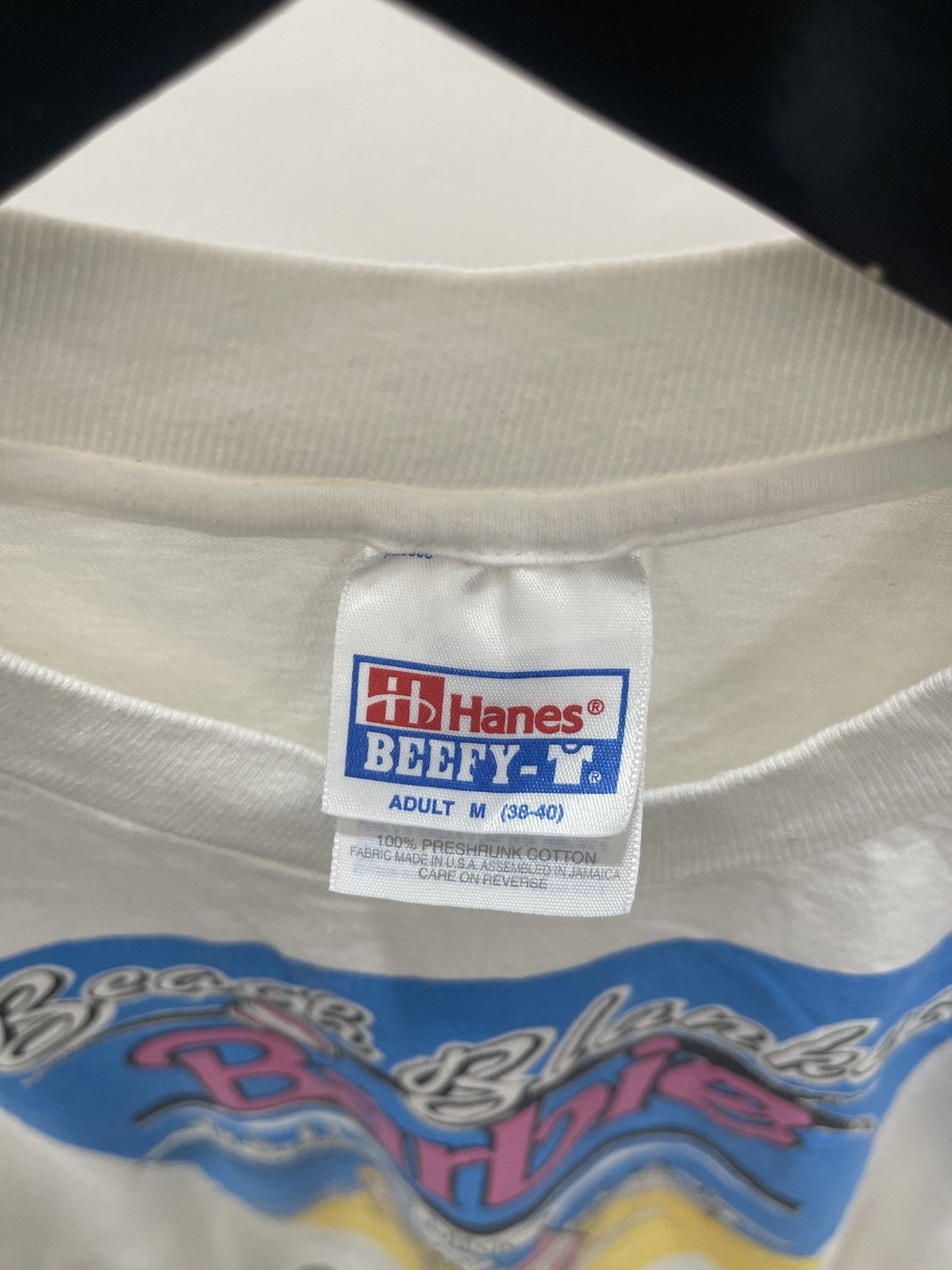 Designer × Hanes × Vintage Vintage 1997 barbie beach blanket shirt Size US M / EU 48-50 / 2 - 2 Thumbnail