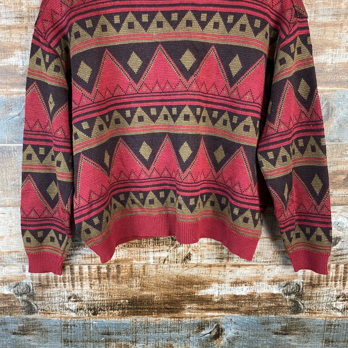 Homespun Knitwear × Japanese Brand DL Japanese Brand art vintage Red Knitwear #C820 Size S / US 4 / IT 40 - 13 Thumbnail