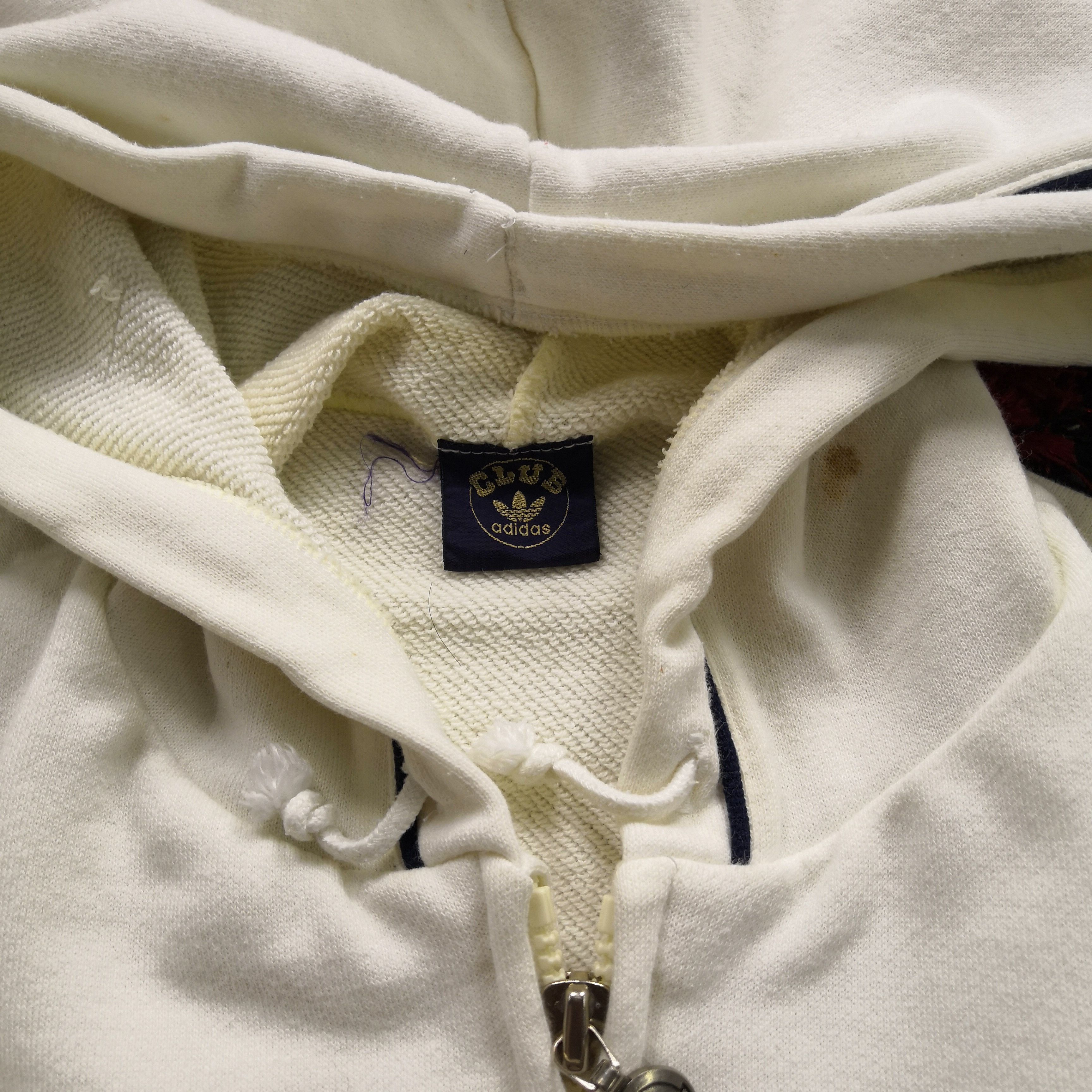 Adidas × Vintage Vintage Adidas Sweater Hoodie Adidas Club Sweatshirt Hooded Size US M / EU 48-50 / 2 - 8 Thumbnail