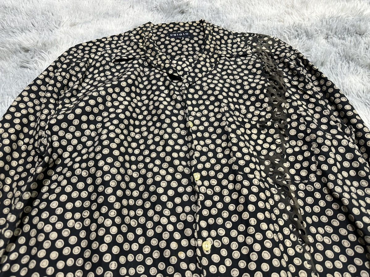 Japanese Brand 🔥Vintage Uniqlo Dot Perforated Shirt Y’s Cdg Jpg Style Size US M / EU 48-50 / 2 - 2 Thumbnail