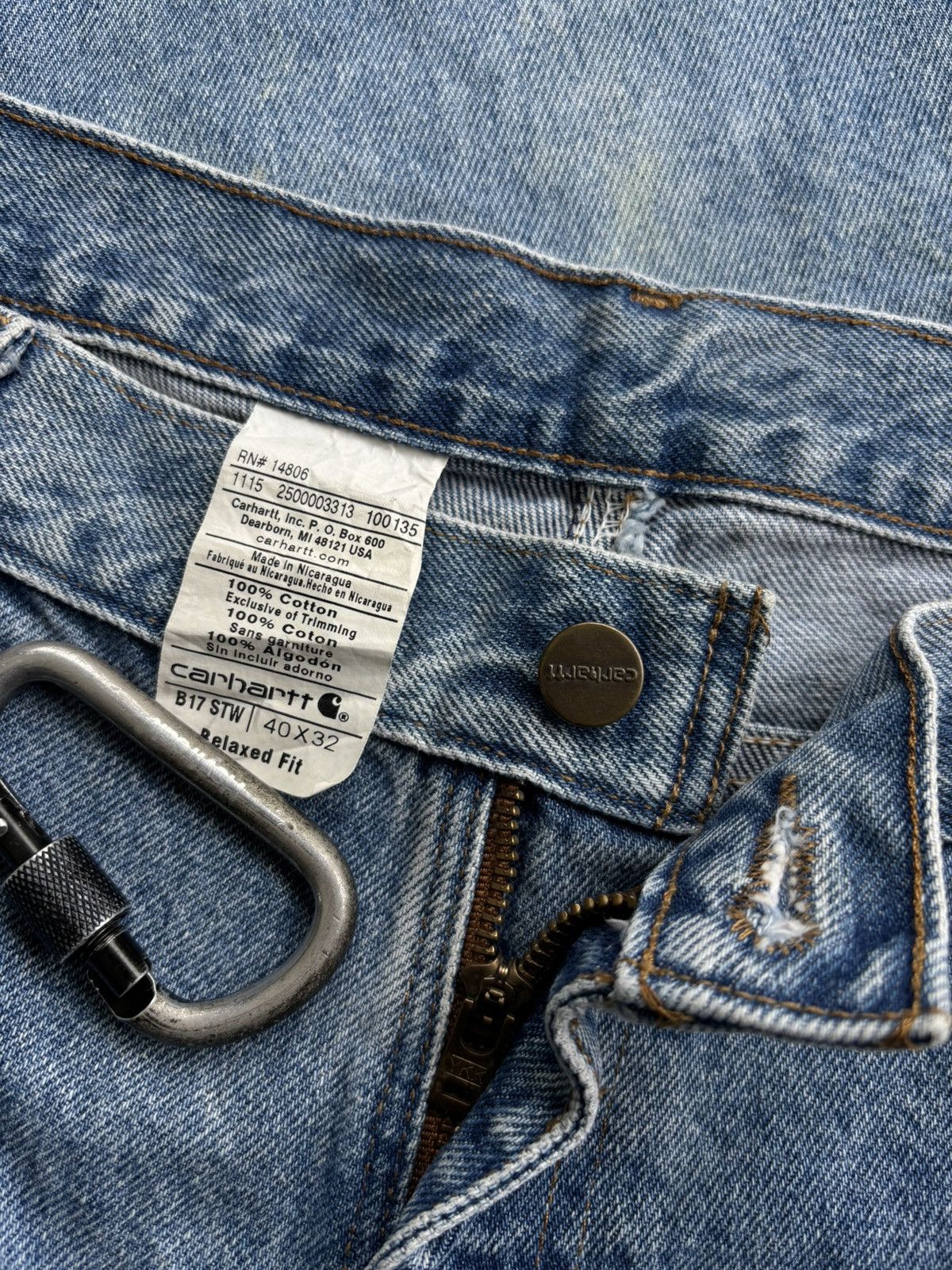 Carhartt carhartt jeans B17 size 40 relaxed fit Size US 40 / EU 56 - 5 Thumbnail