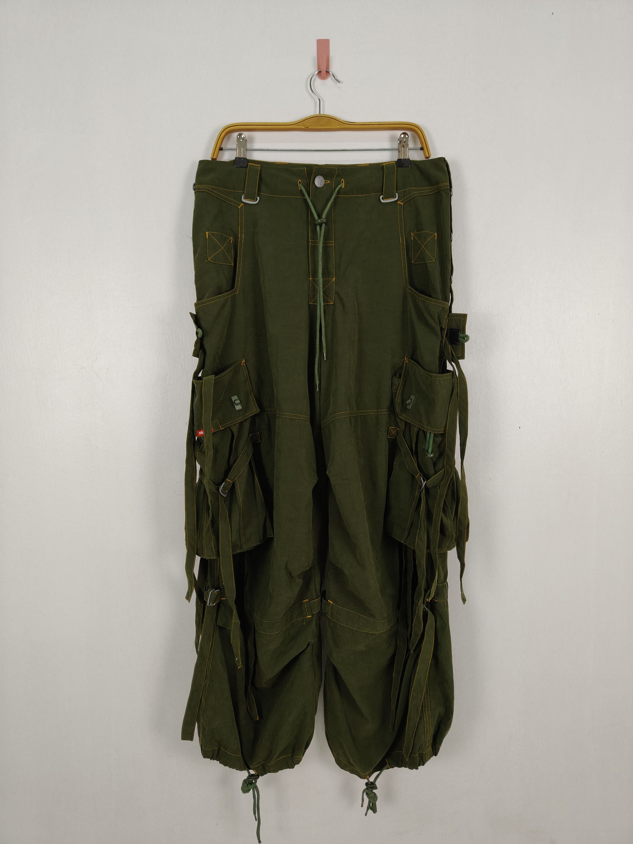 Japanese Brand × Vintage Vintage ILLIG Japanese Brand Tactical Raver Pants Size US 32 / EU 48 - 2 Thumbnail