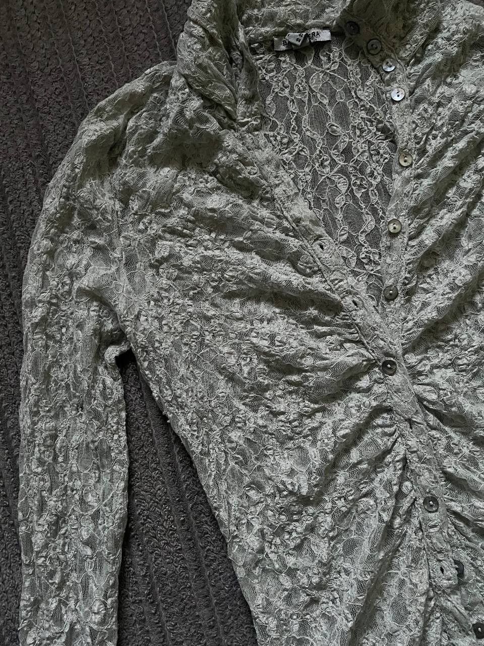 If Six Was Nine × Le Grande Bleu (L.G.B.) × Vintage Vintage Y2K Retro Mesh Avantgarde Gabbana Style Opium Long Size US S / EU 44-46 / 1 - 7 Thumbnail