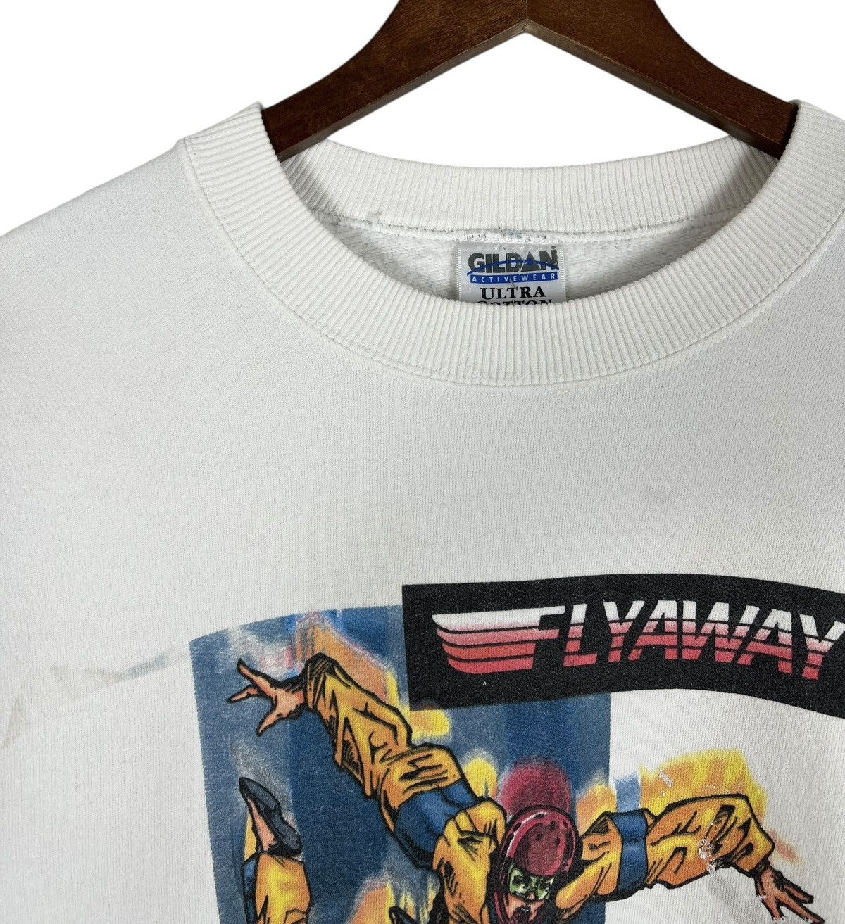 Vintage 90s Vintage FLYAWAY Las Vegas Nevada Skydiving Sweatshirt Size US XL / EU 56 / 4 - 5 Thumbnail