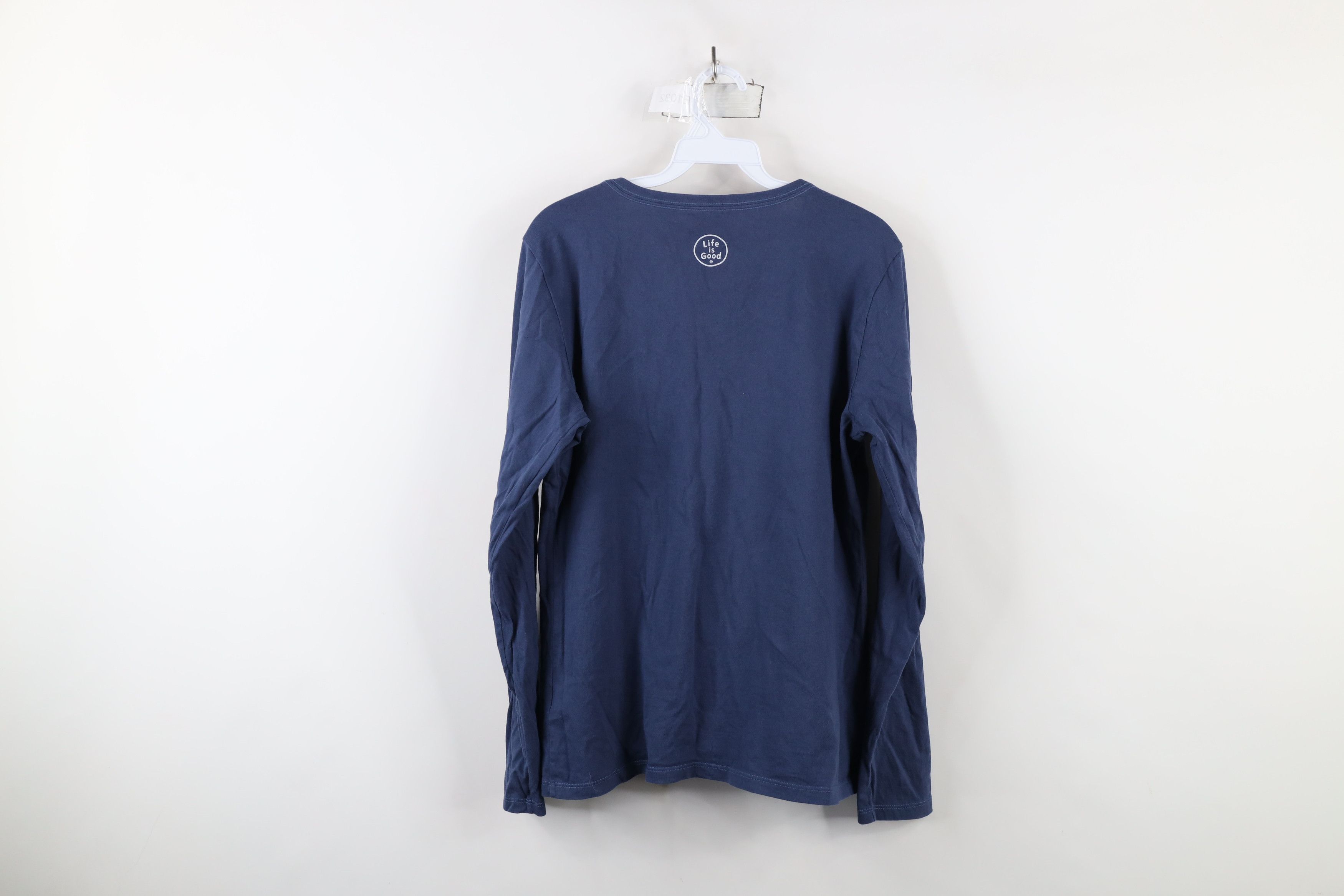 Life is Good × Vintage Life Is Good Spell Awesome Moon Dog Cat Long Sleeve T-Shirt Size M / US 6-8 / IT 42-44 - 12 Thumbnail