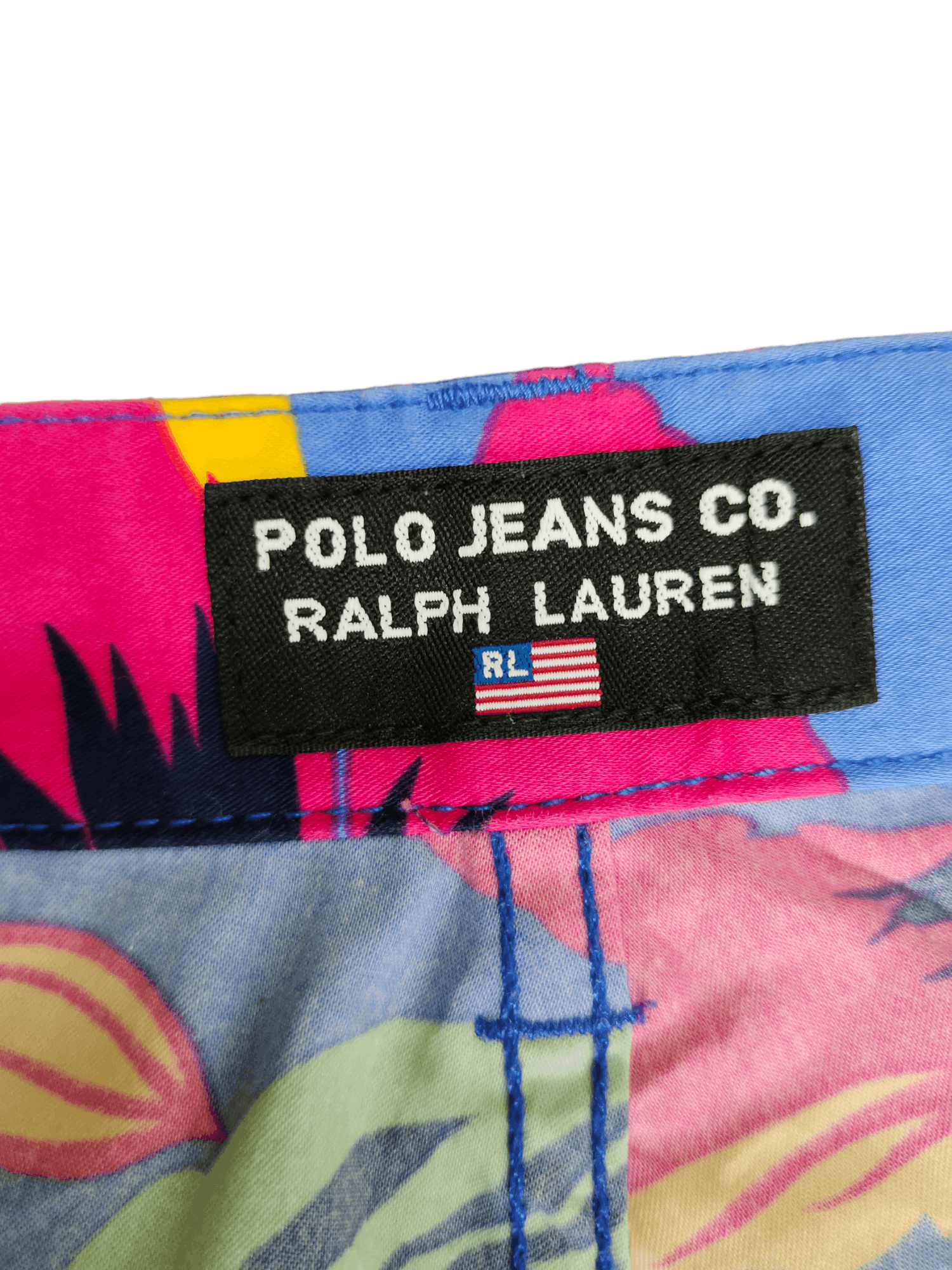 Polo Ralph Lauren Polo Jeans Flower FullPrint Multicolor 3Q Pants Size 29" - 10 Thumbnail