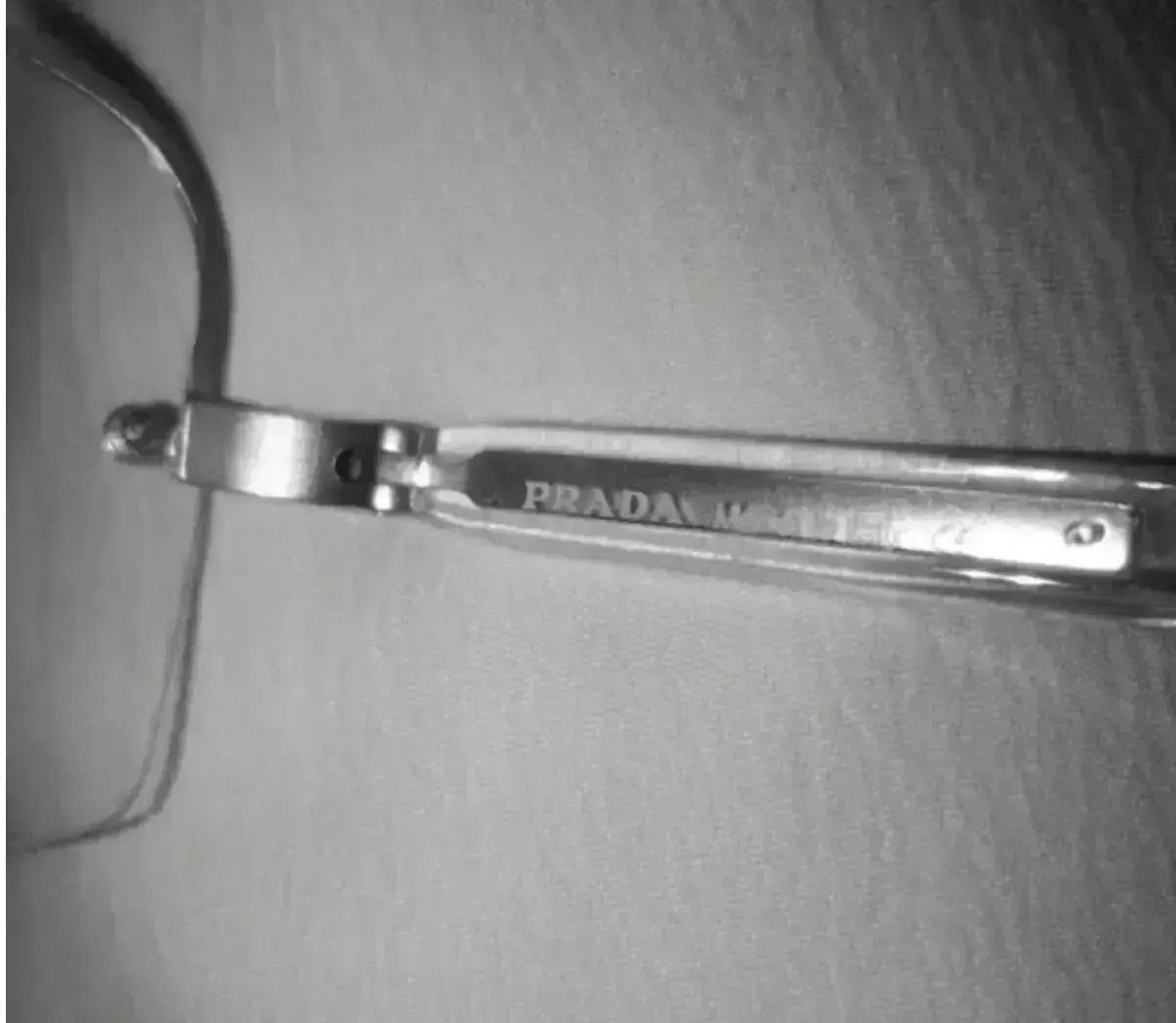 Prada × Vintage PRADA Sunglasses Rectangle Symbole Wrap Shield Mask Star Size ONE SIZE - 4 Thumbnail