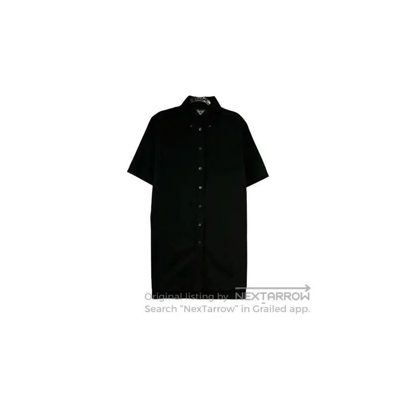 Other Prada Black Cotton Summer Button-Up Shirt. Size S / US 4 / IT 40 - 1 Thumbnail