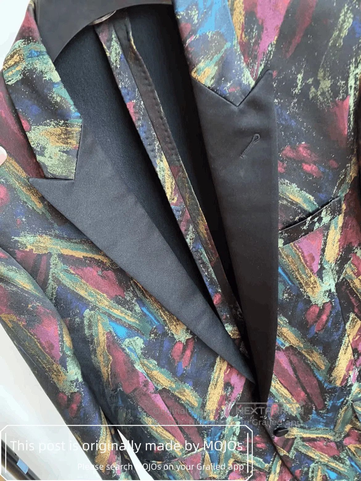 Saint Laurent Paris Sz 46 Saint Laurent Paris 14SS Colorful Painting Blazer moj Size US S / EU 44-46 / 1 - 7 Thumbnail