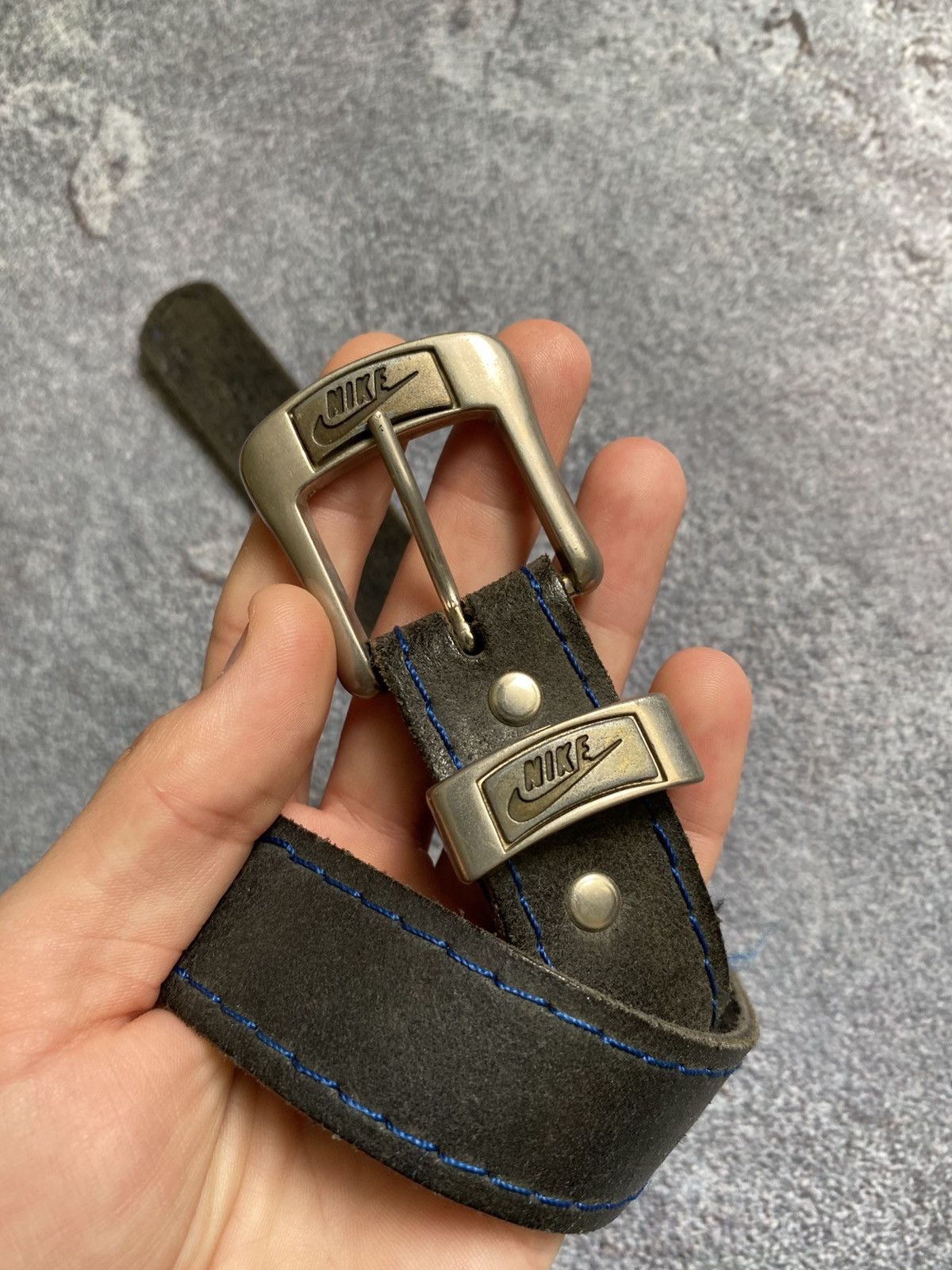 Nike × Vintage Nike belt leather vintage Size ONE SIZE - 2 Thumbnail