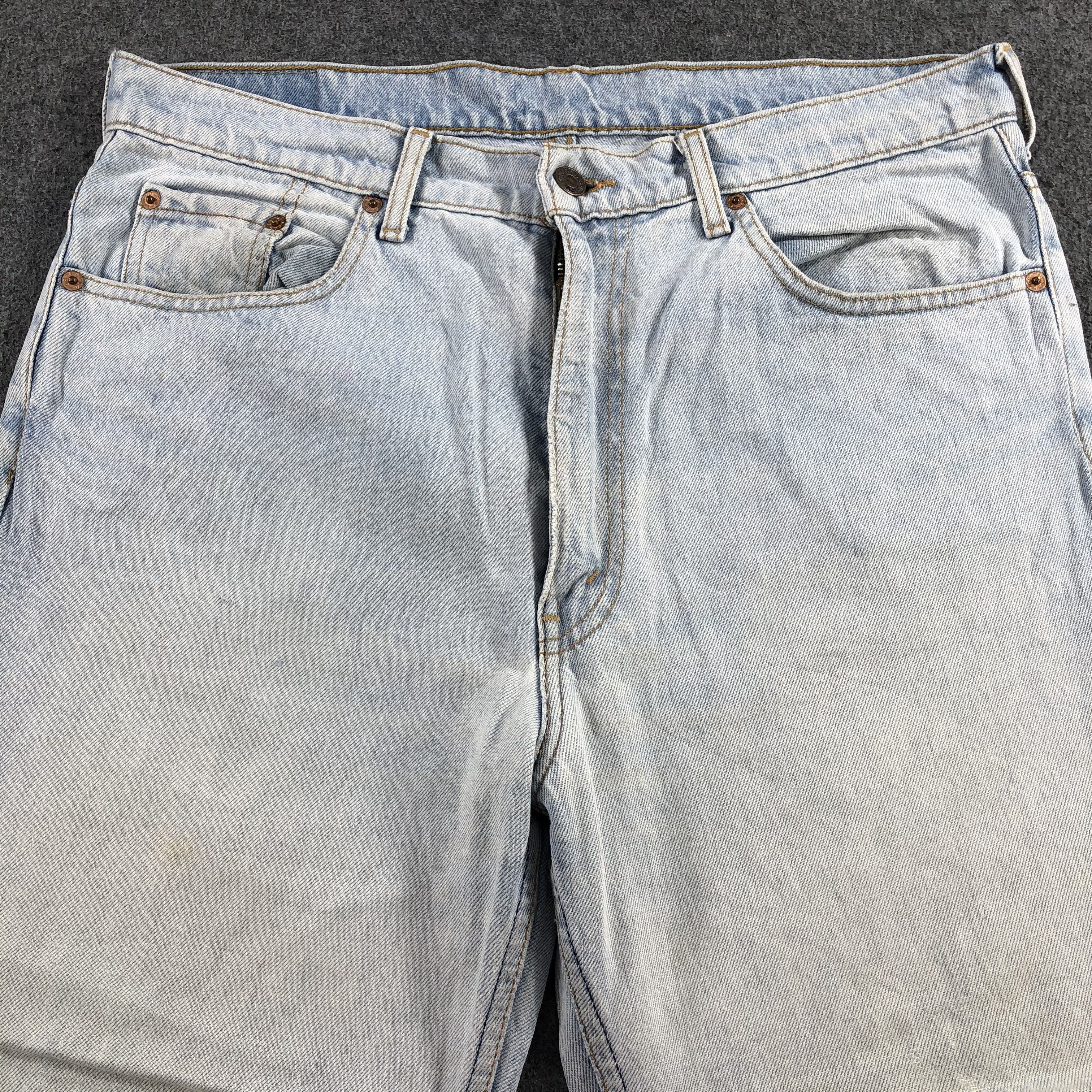 Levi's Vintage 90s Light Wash Levis 515 Jeans-J1877 Size US 35 - 3 Thumbnail