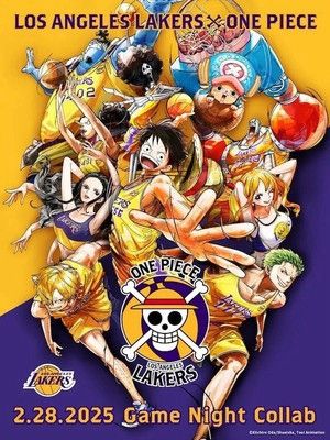One Piece Lakers One Piece Night tee and poster Size US XL / EU 56 / 4 - 7 Thumbnail