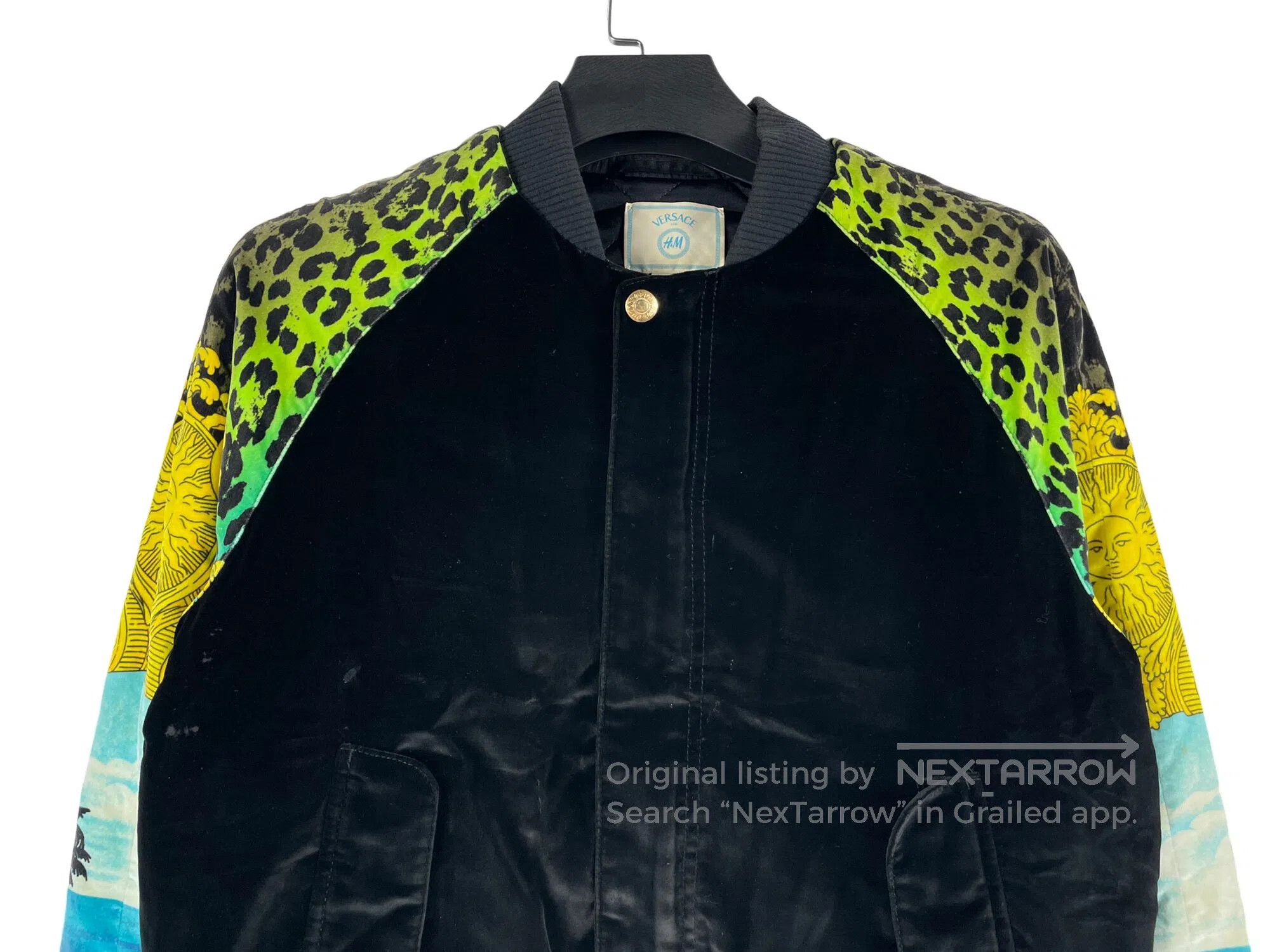 Versace Versace Velvet Shoulder Pattern Jacket Size US M / EU 48-50 / 2 - 3 Thumbnail