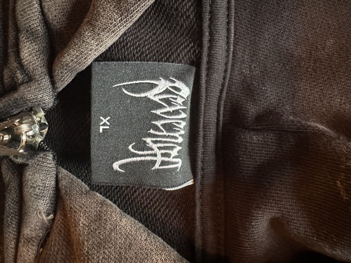 Revenge Revenge Stencil Logo Zip Vintage Washed Black - XL Size US XL / EU 56 / 4 - 11 Thumbnail