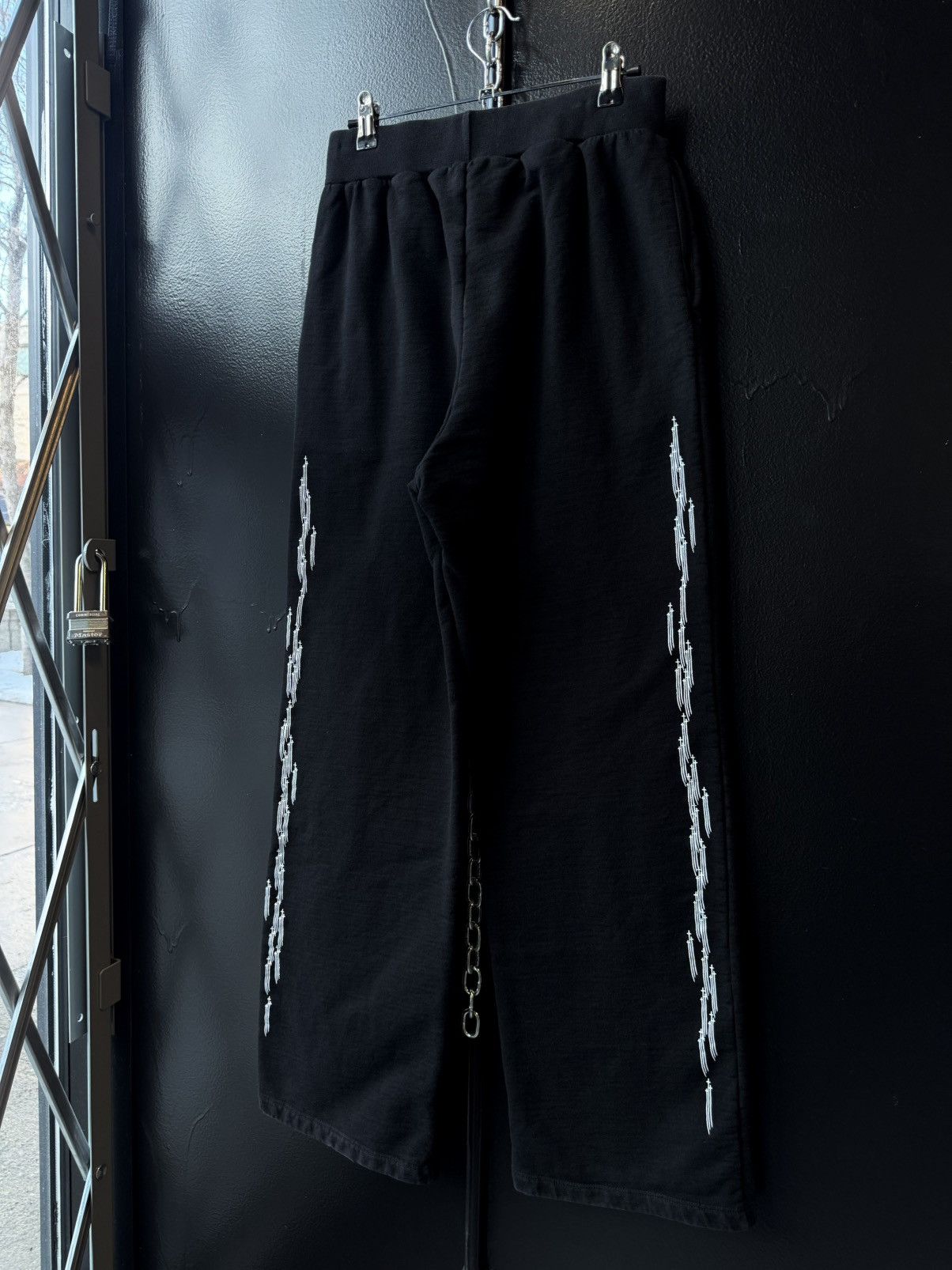 Chrome Hearts Chrome Hearts RS3 Stark Triple Cross Baggy Lounge Sweatpants Size US 31 - 1 Thumbnail