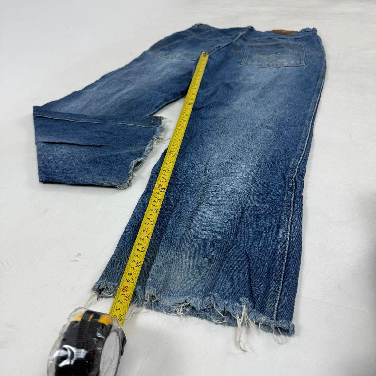 Diesel × Japanese Brand × Vintage Vintage y2k rocawear faded baggy wide leg embroidered jeans Size US 36 / EU 52 - 3 Thumbnail
