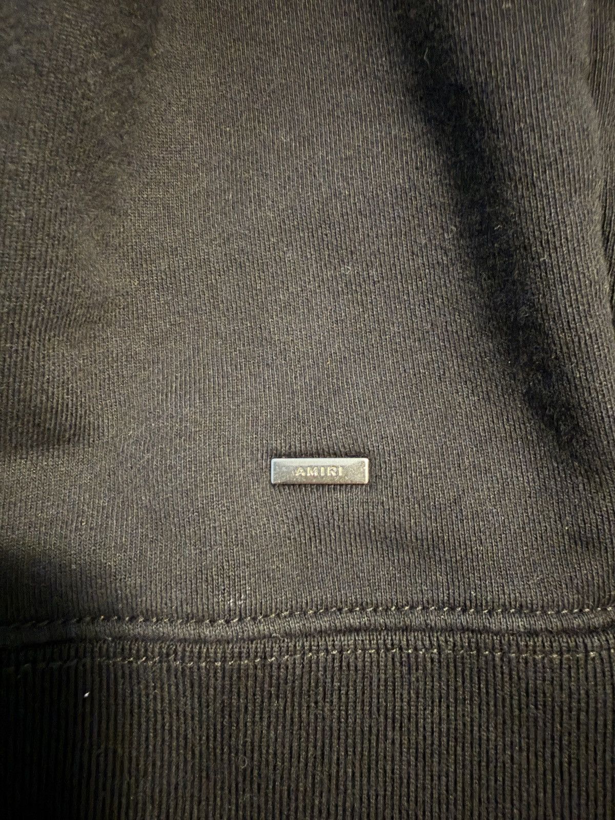 Amiri AMIRI Logo-Lettering Cotton Hoodie Size US L / EU 52-54 / 3 - 7 Thumbnail
