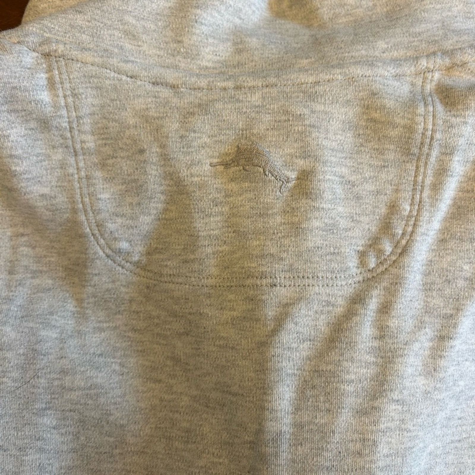 Tommy Bahama Tommy Bahama Light Gray Quarter-Zip Pullover Sweatshirt XXL Size US XL / EU 56 / 4 - 2 Thumbnail