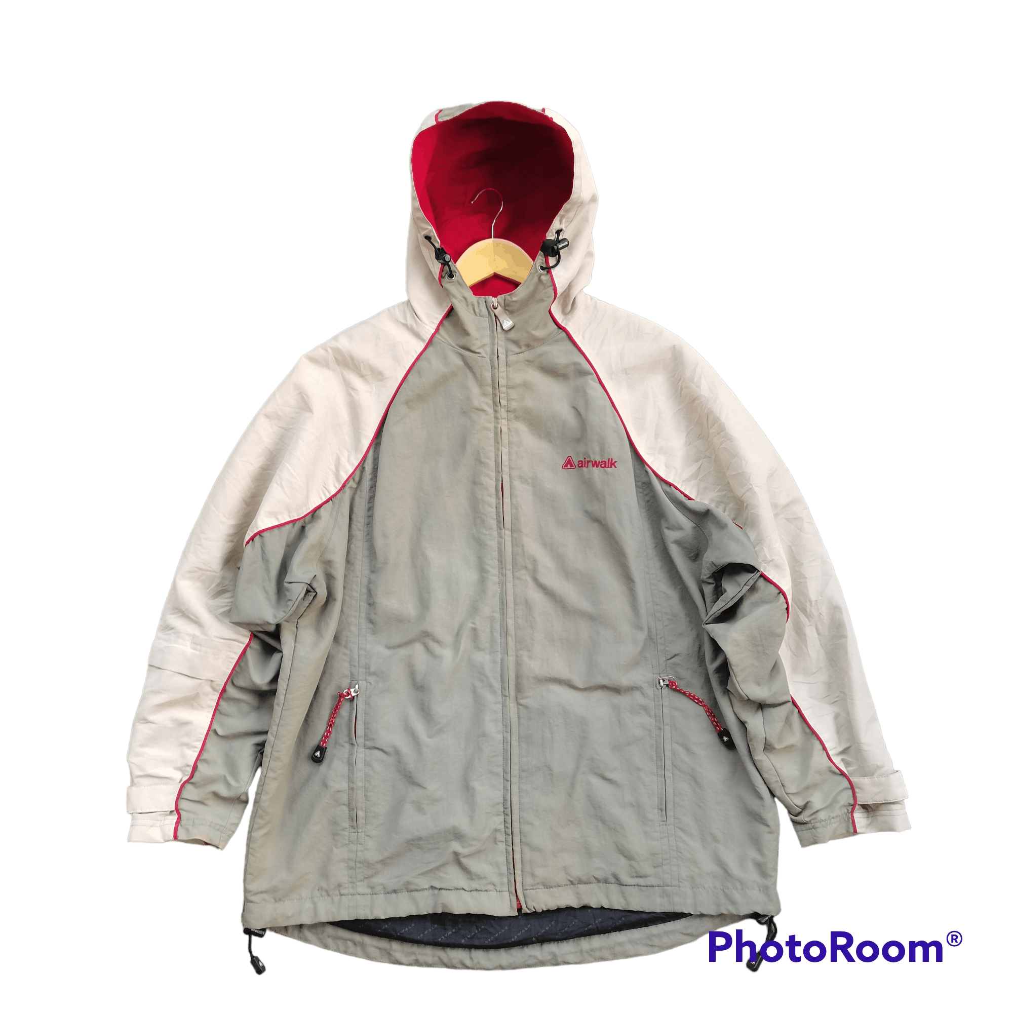 Airwalk × Japanese Brand × Vintage Vintage AIR WALK Hoodie Light Jacket Size US L / EU 52-54 / 3 - 1 Thumbnail