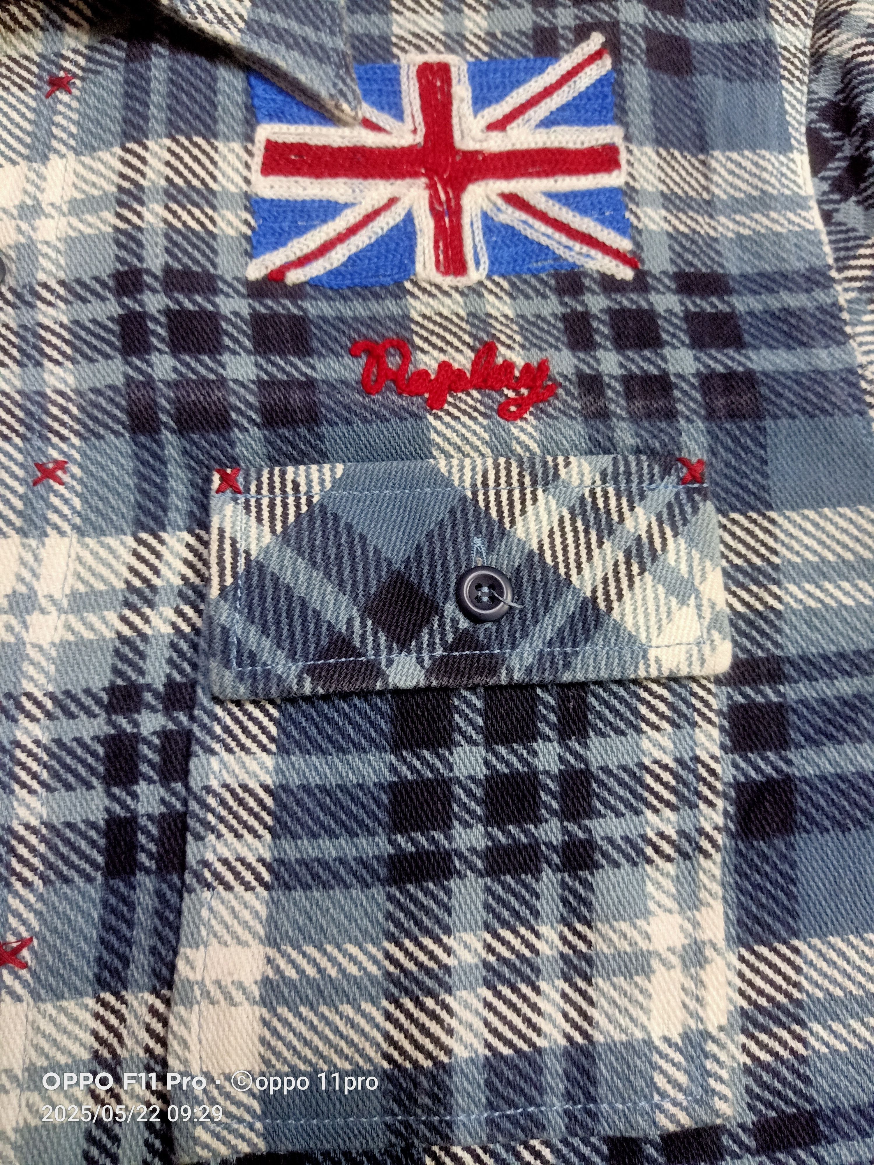 Replay Replay Flannel Poket Men Poket Cotton Size US L / EU 52-54 / 3 - 5 Thumbnail