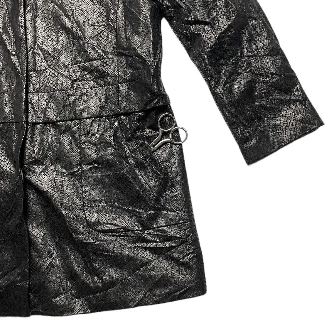 If Six Was Nine 🇯🇵 PETILLANTE SNAKE SKIN BUTTON UP LONG JACKET Size US L / EU 52-54 / 3 - 4 Thumbnail
