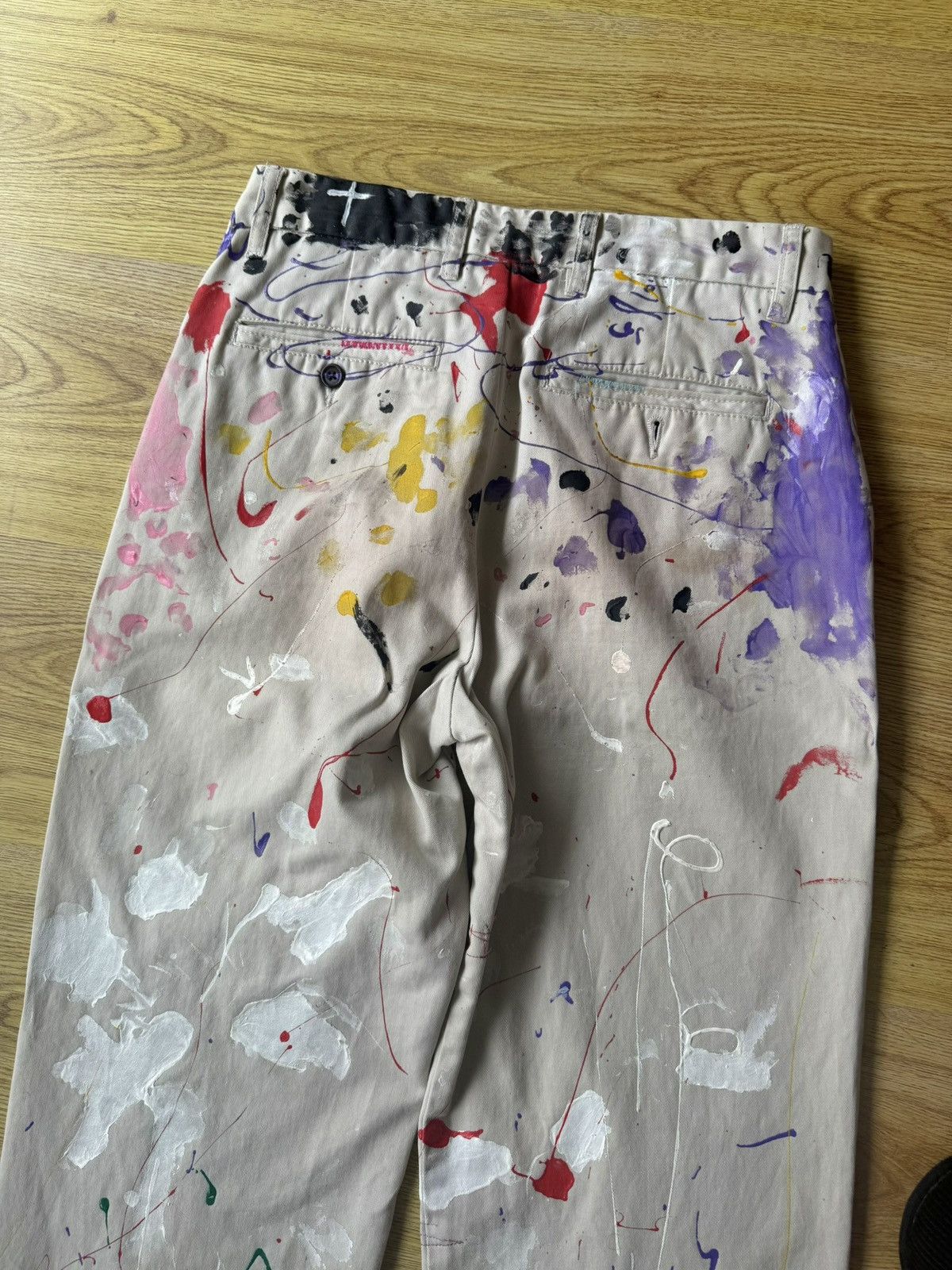 Nautica Vintage Custom Paint Splatter Pants Size US 30 / EU 46 - 10 Thumbnail