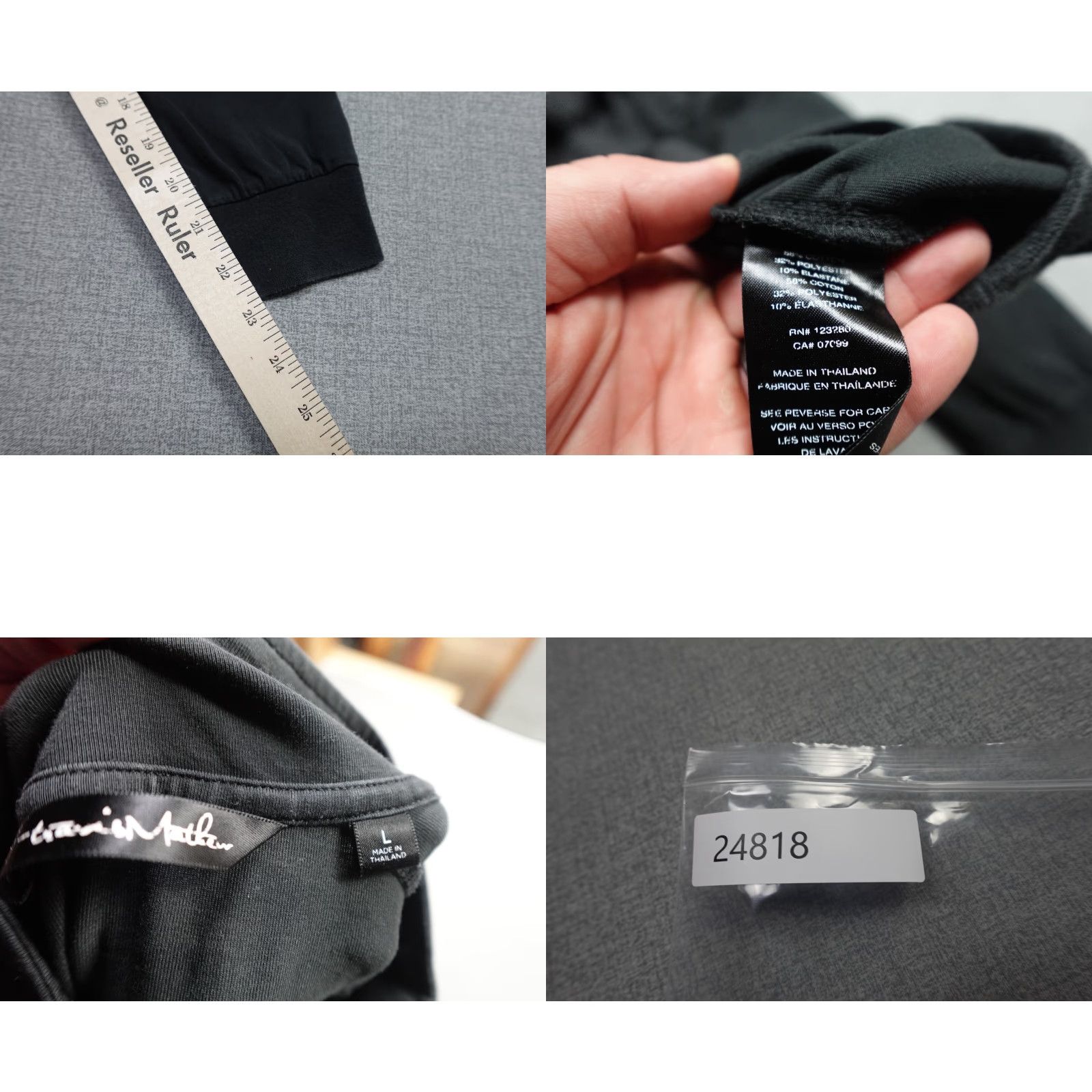 TravisMathew Travis Mathew Pullover Shirt Mens Large Black Performance Stretch Active Quater Zip Sweatshirt Zippered Knit Fleece Outdoor Winter Size US L / EU 52-54 / 3 - 8 Thumbnail