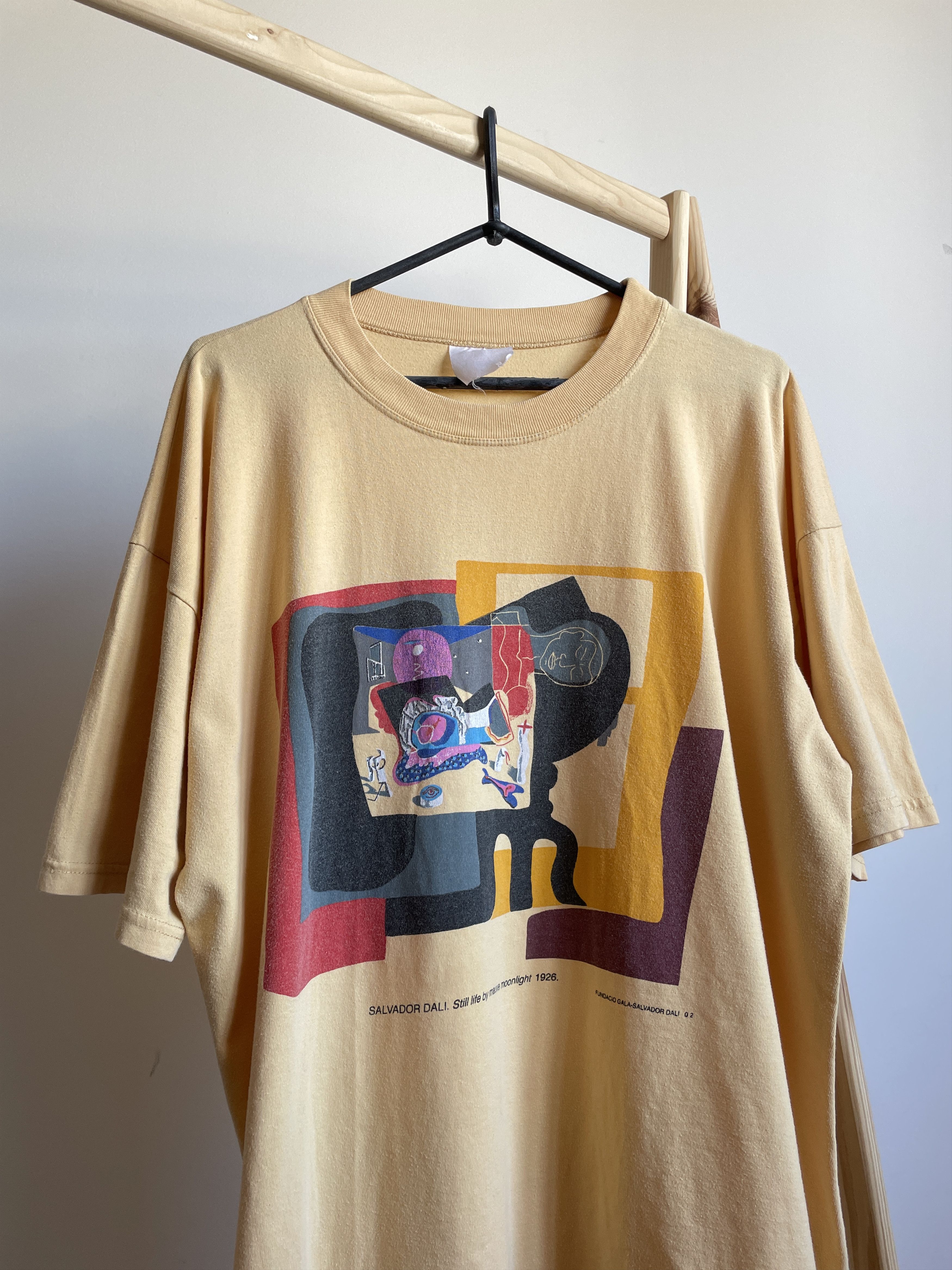 Vintage Salvador Dali Still Life by Mauve Moonlight 90's T-Shirt Size US L / EU 52-54 / 3 - 3 Thumbnail