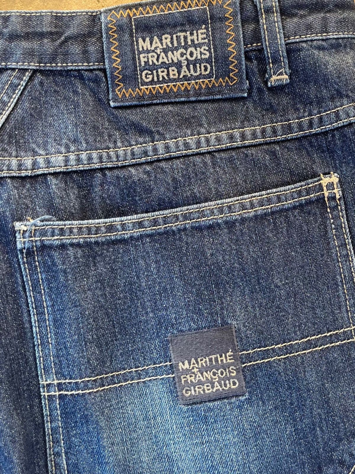 Marithe + Francois Girbaud × Vintage 90s Marithe Francois Girbaud Denim Jeans Size US 34 / EU 50 - 5 Thumbnail