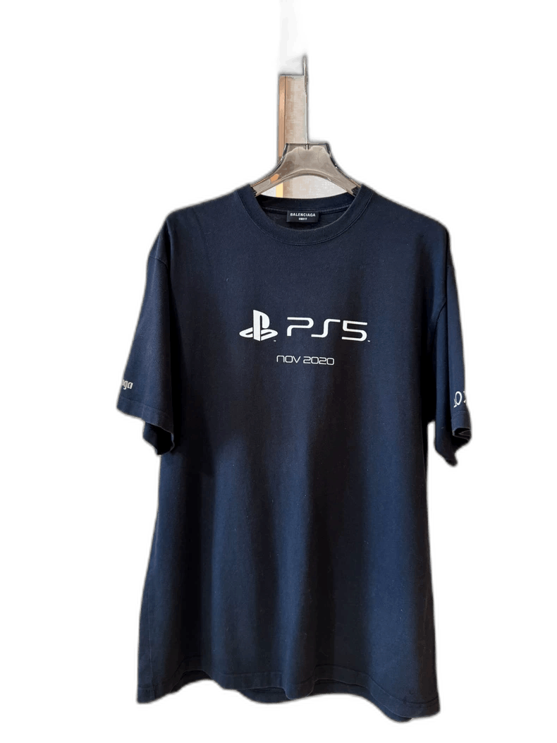 Balenciaga Balenciaga x PS5 black short sleeve tee-2507 Size US XS / EU 42 / 0 - 1 Thumbnail