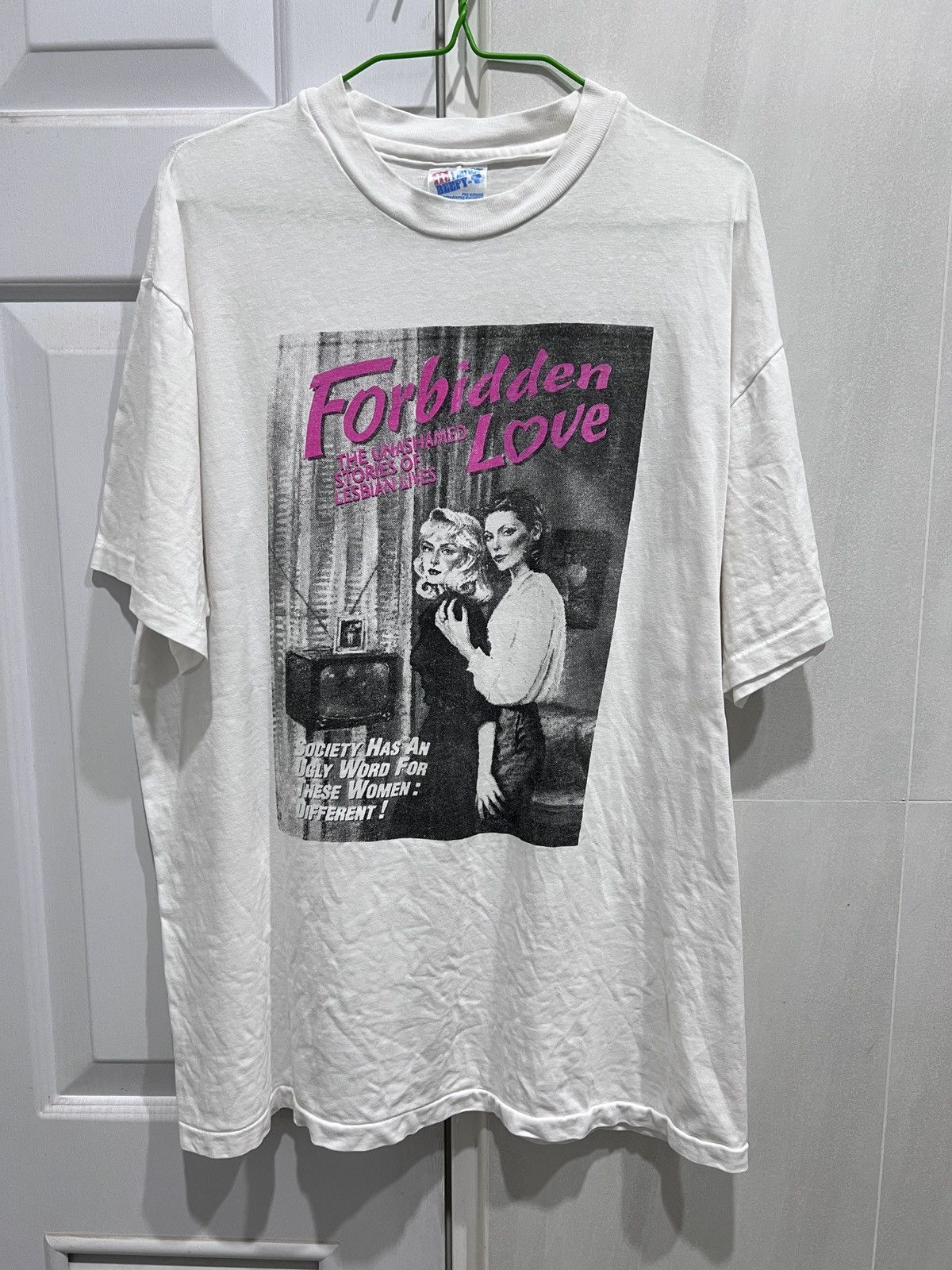 Vintage RARE 90s Forbidden Love Unashamed Storie Lesbian Movie LGBTQ Size US L / EU 52-54 / 3 - 2 Thumbnail