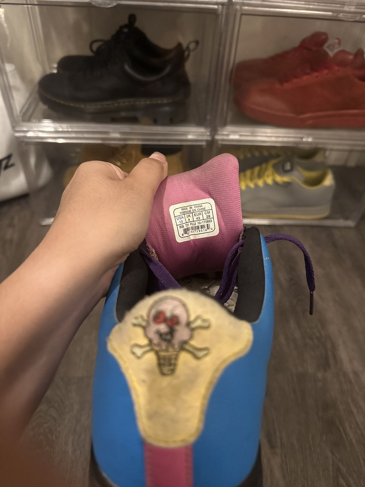 Billionaire Boys Club × Reebok BBC Ice Cream Board Flip II x Reebok “2007 Cotton Candy” Size US 10 / EU 43 - 8 Thumbnail