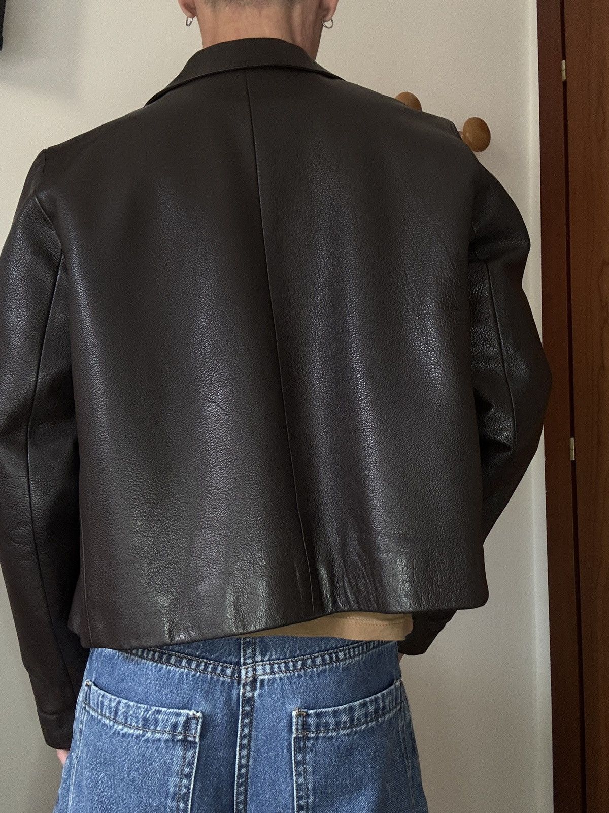 Prada Prada Milano vintage leather jacket Size M / US 6-8 / IT 42-44 - 5 Thumbnail
