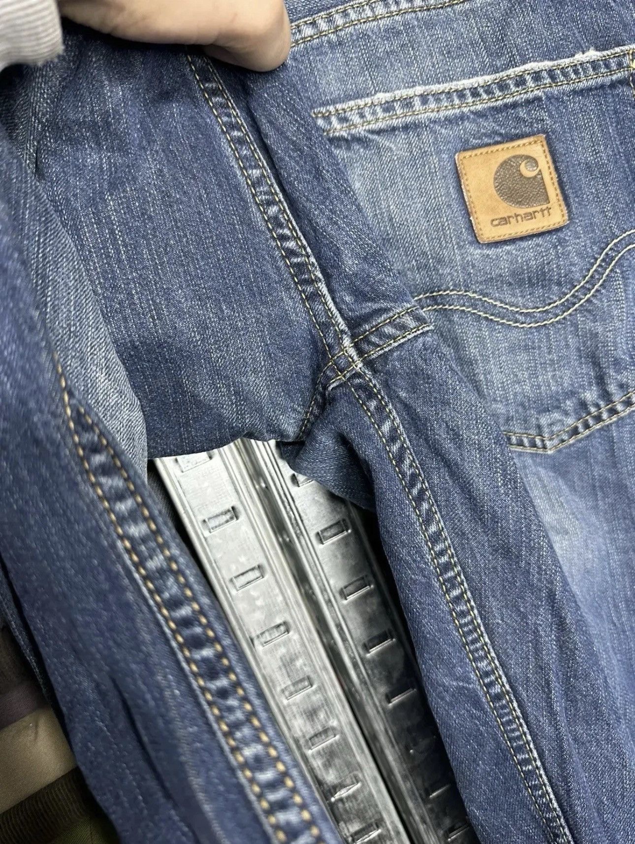 Carhartt 30/32 Carhartt Texas Denim Pants Jeans Rarest Punk Y2K Size US 30 / EU 46 - 7 Thumbnail