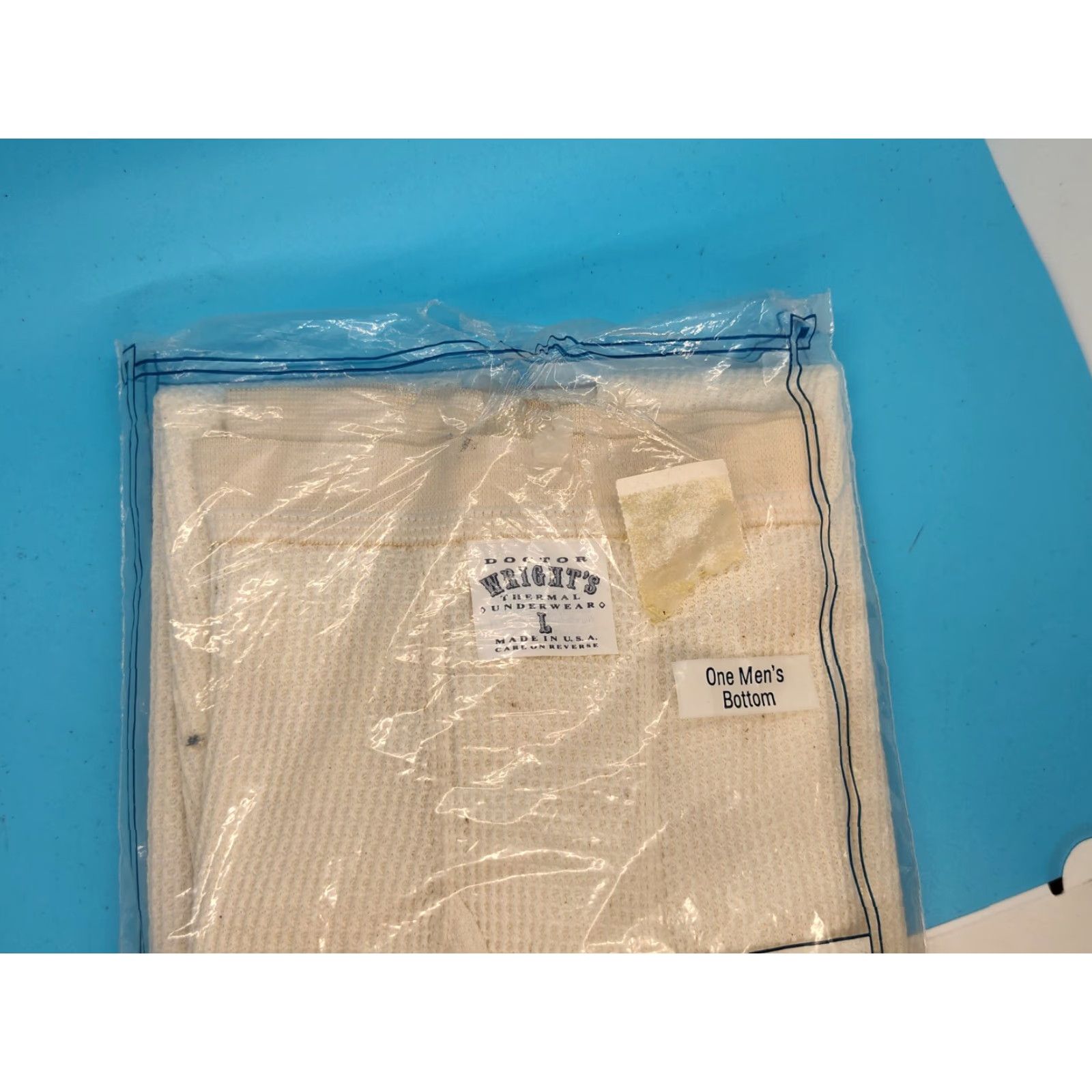 Vintage VINTAGE Doctor Wright's Thermal Long Johns Mens Pants L White/offwhite Thermal Preshrunk 80s NOS USA Mens Size US 33 - 4 Thumbnail