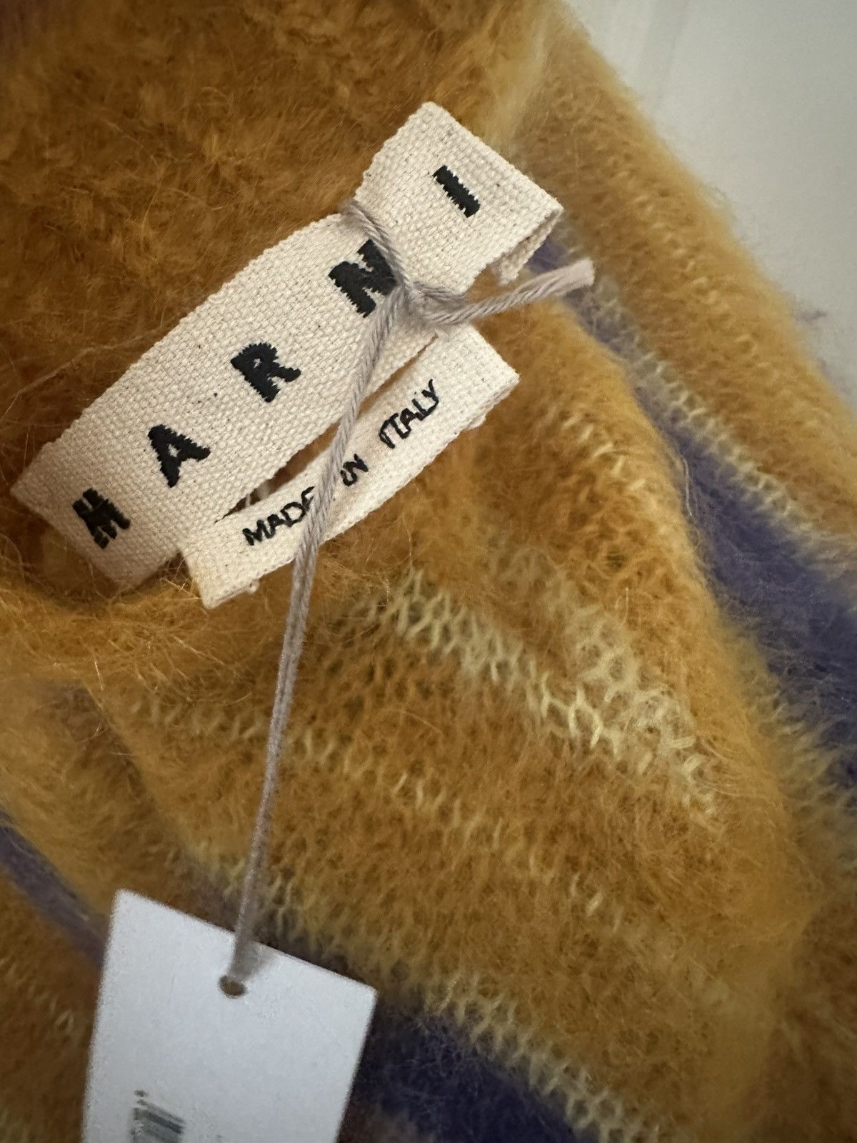 Marni Marni mohair men’s sweater gold purple sz 48 new Size US M / EU 48-50 / 2 - 5 Thumbnail