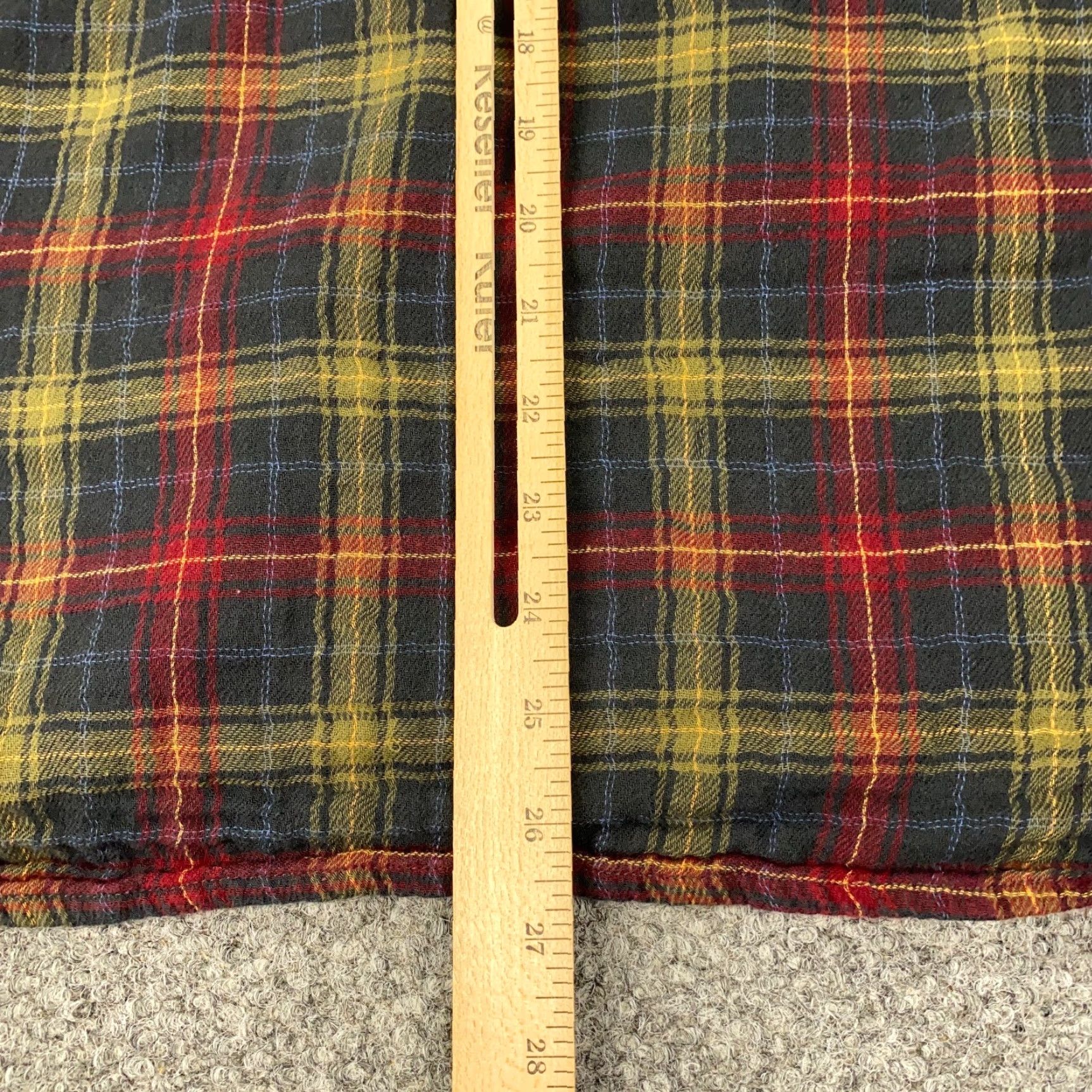 Carbon 2 Cobalt Flannel Shirt Mens Medium Long Sleeve Plaid