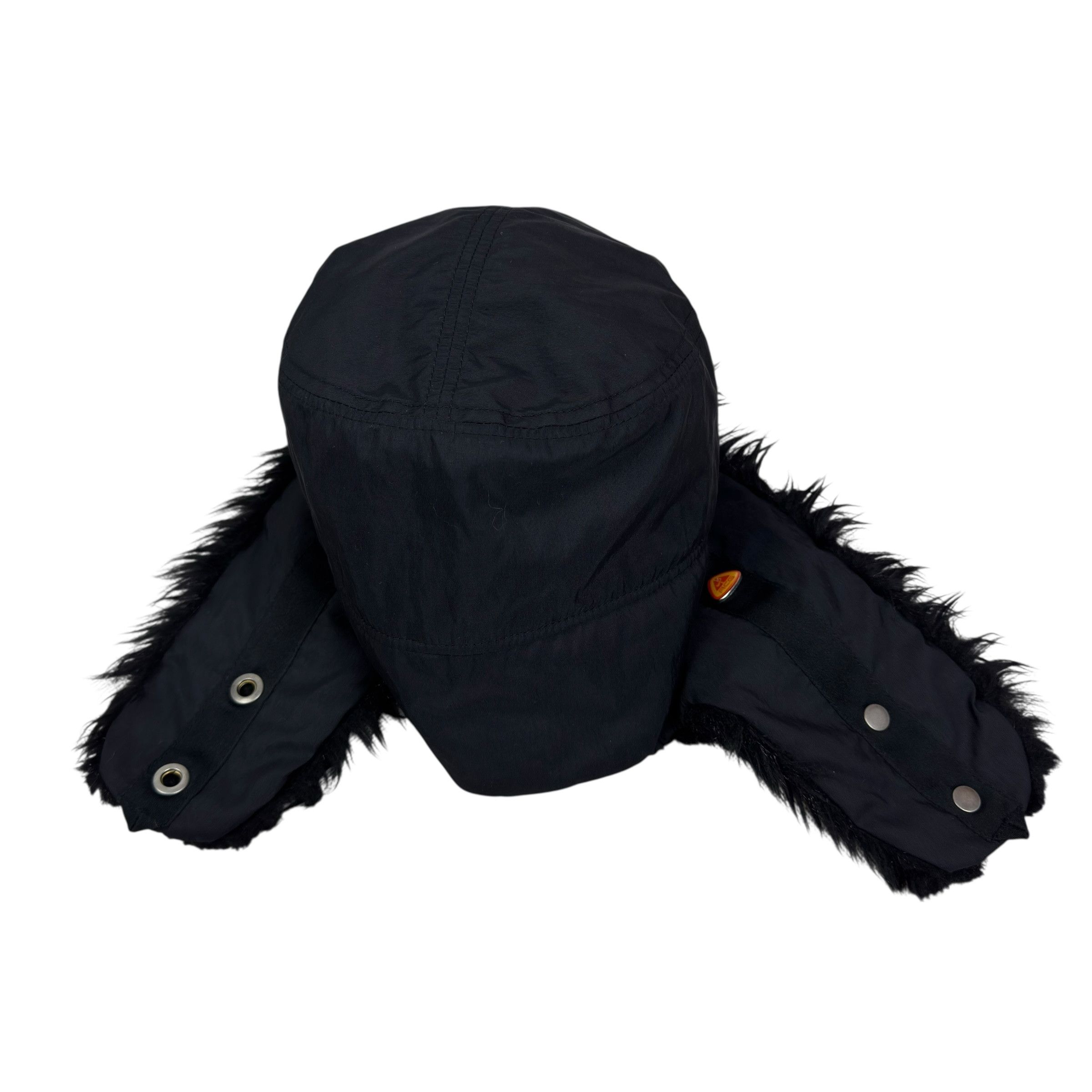 Nike Nike ACG Men's Black Gray Faux Fur Winter Trapper Hat Size ONE SIZE - 5 Thumbnail